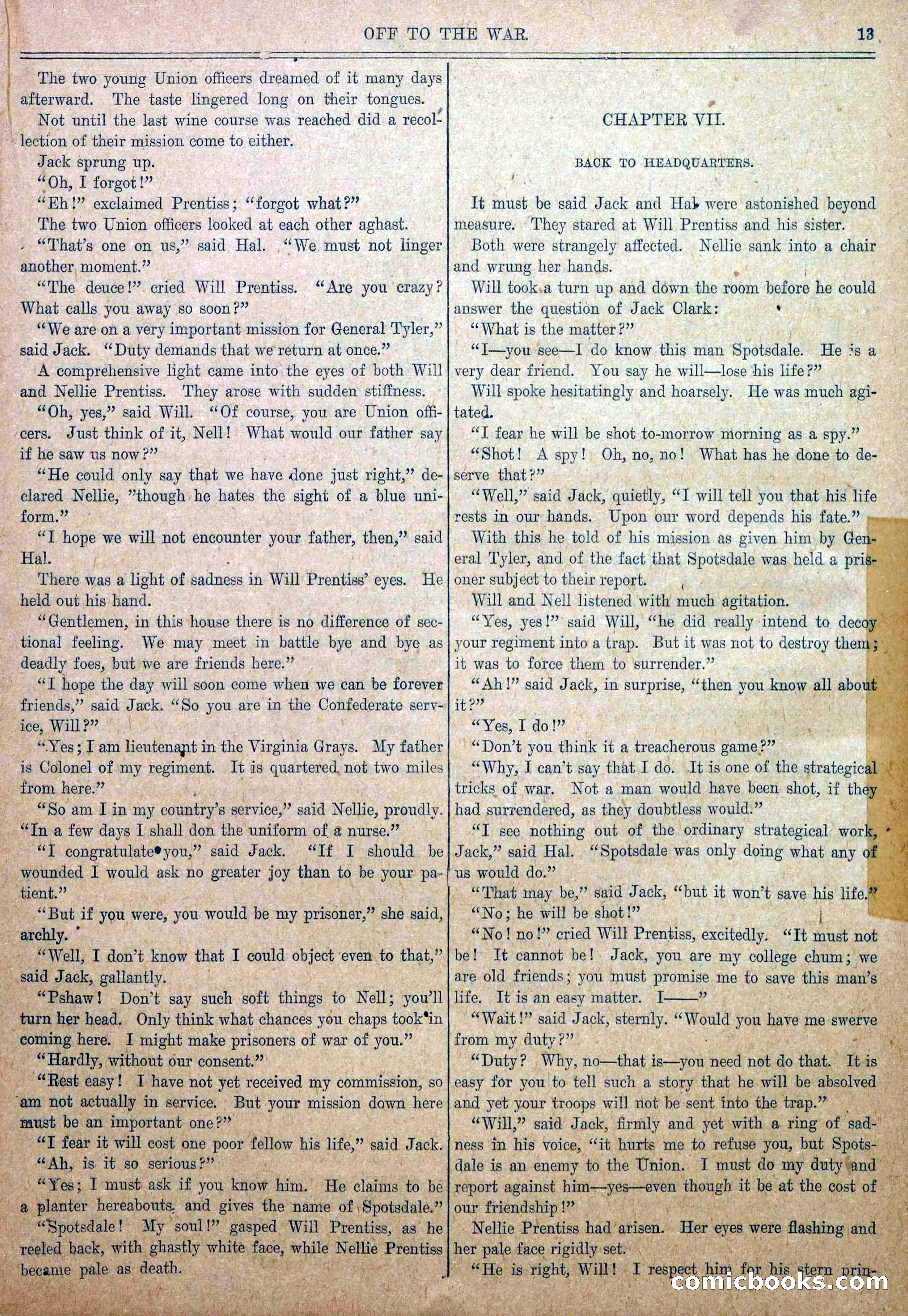 Blue and Gray Weekly, No. 1 — page 15 of 34