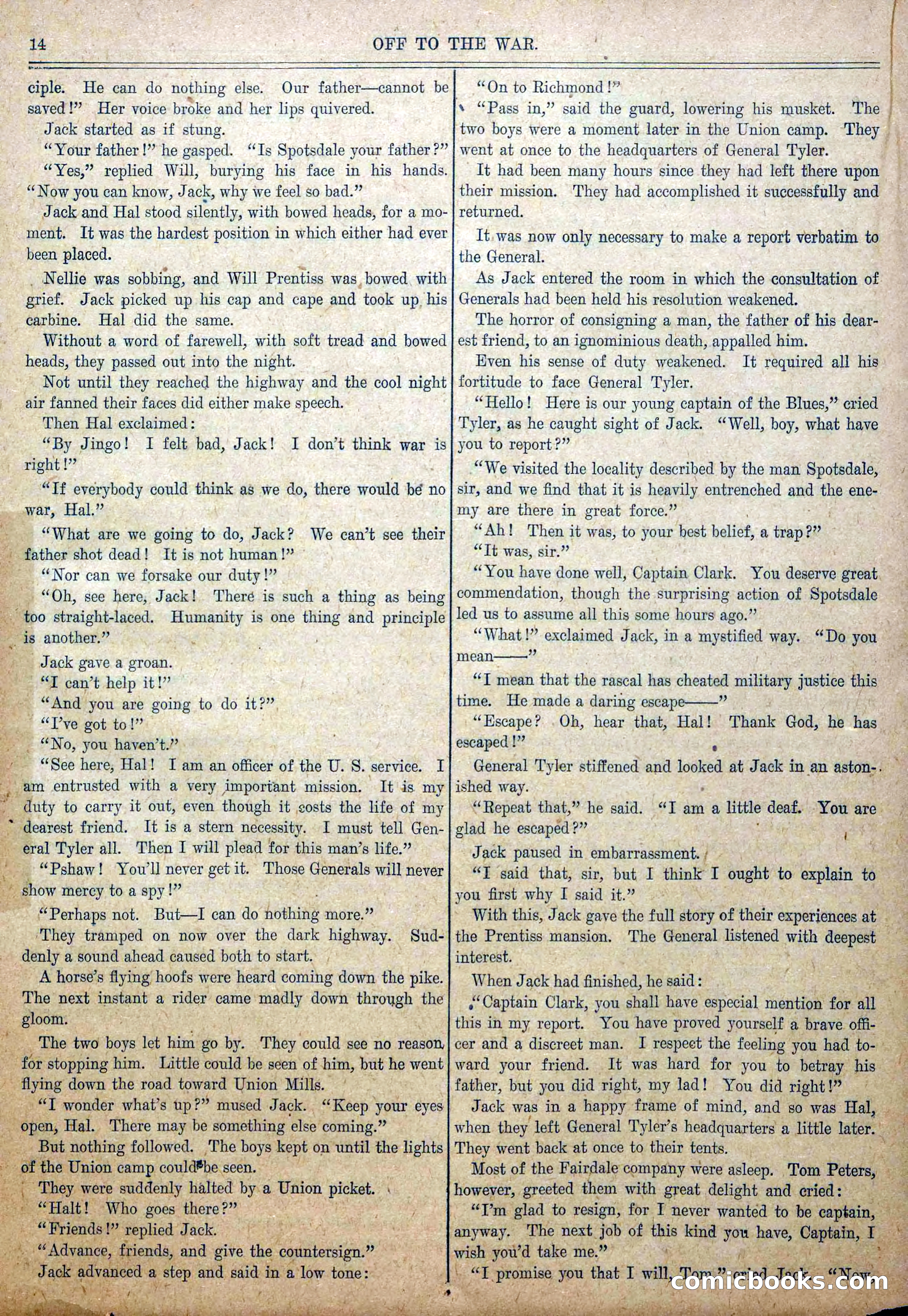 Blue and Gray Weekly, No. 1 — page 16 of 34