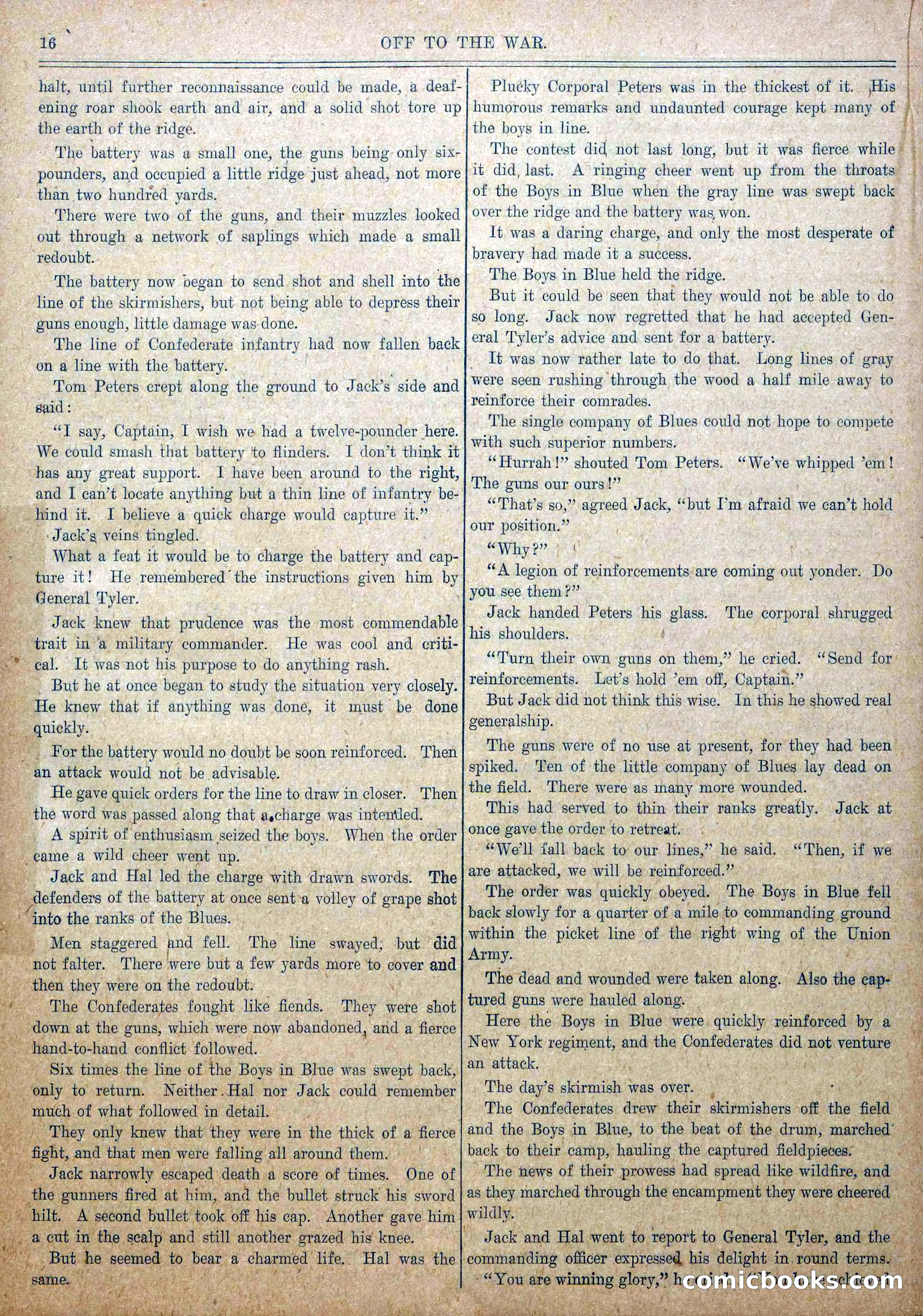 Blue and Gray Weekly, No. 1 — page 18 of 34
