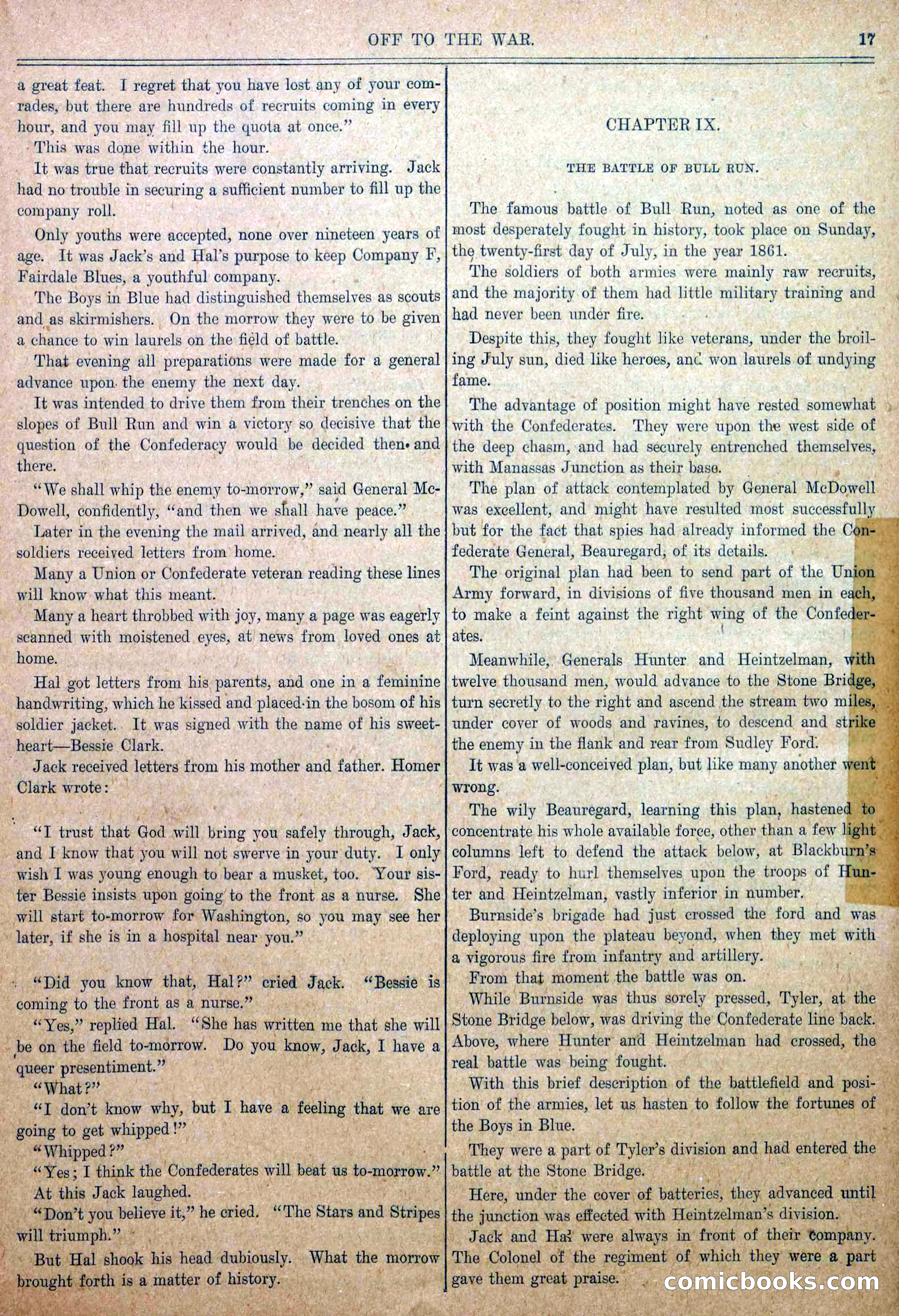 Blue and Gray Weekly, No. 1 — page 19 of 34