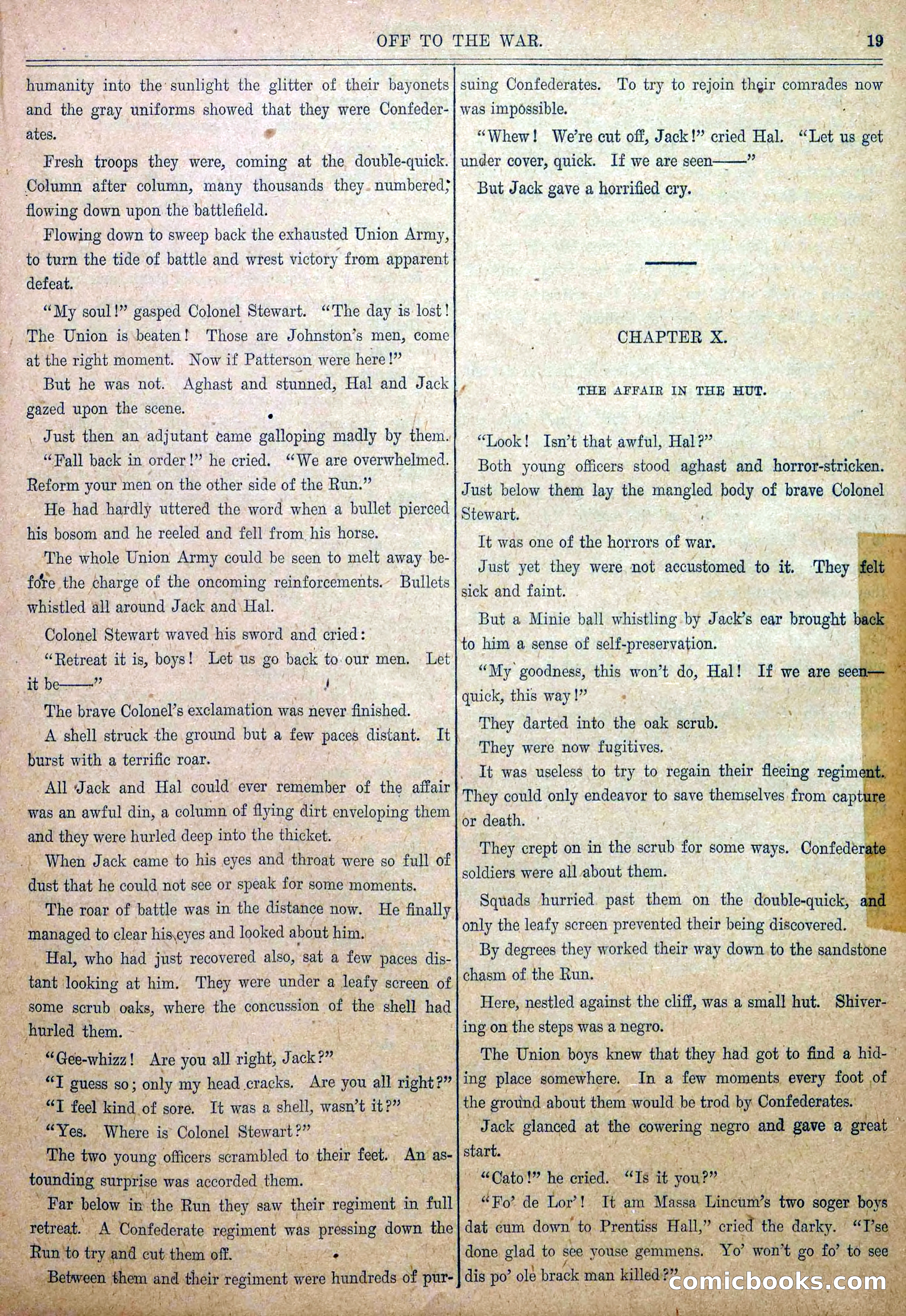 Blue and Gray Weekly, No. 1 — page 21 of 34