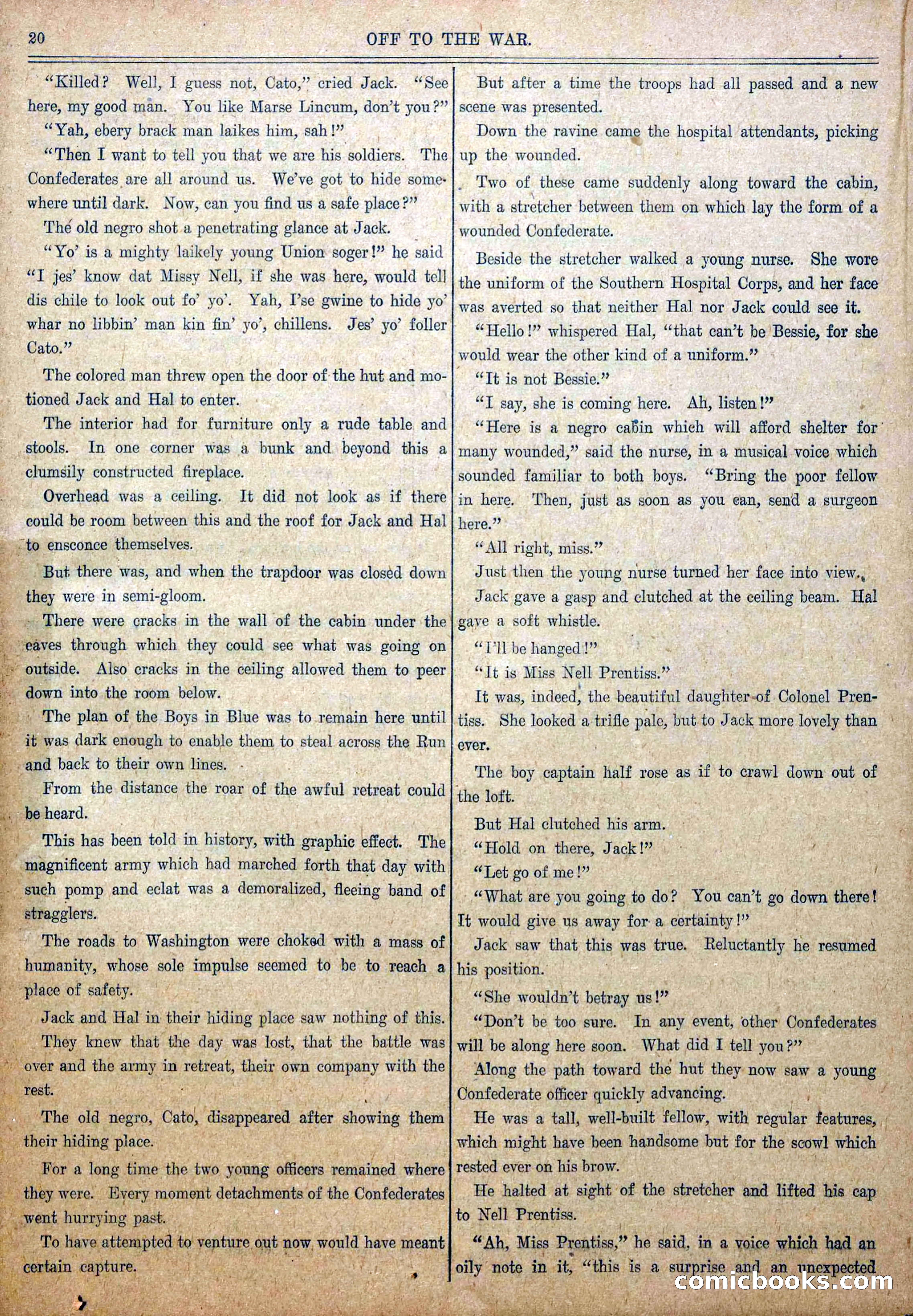 Blue and Gray Weekly, No. 1 — page 22 of 34