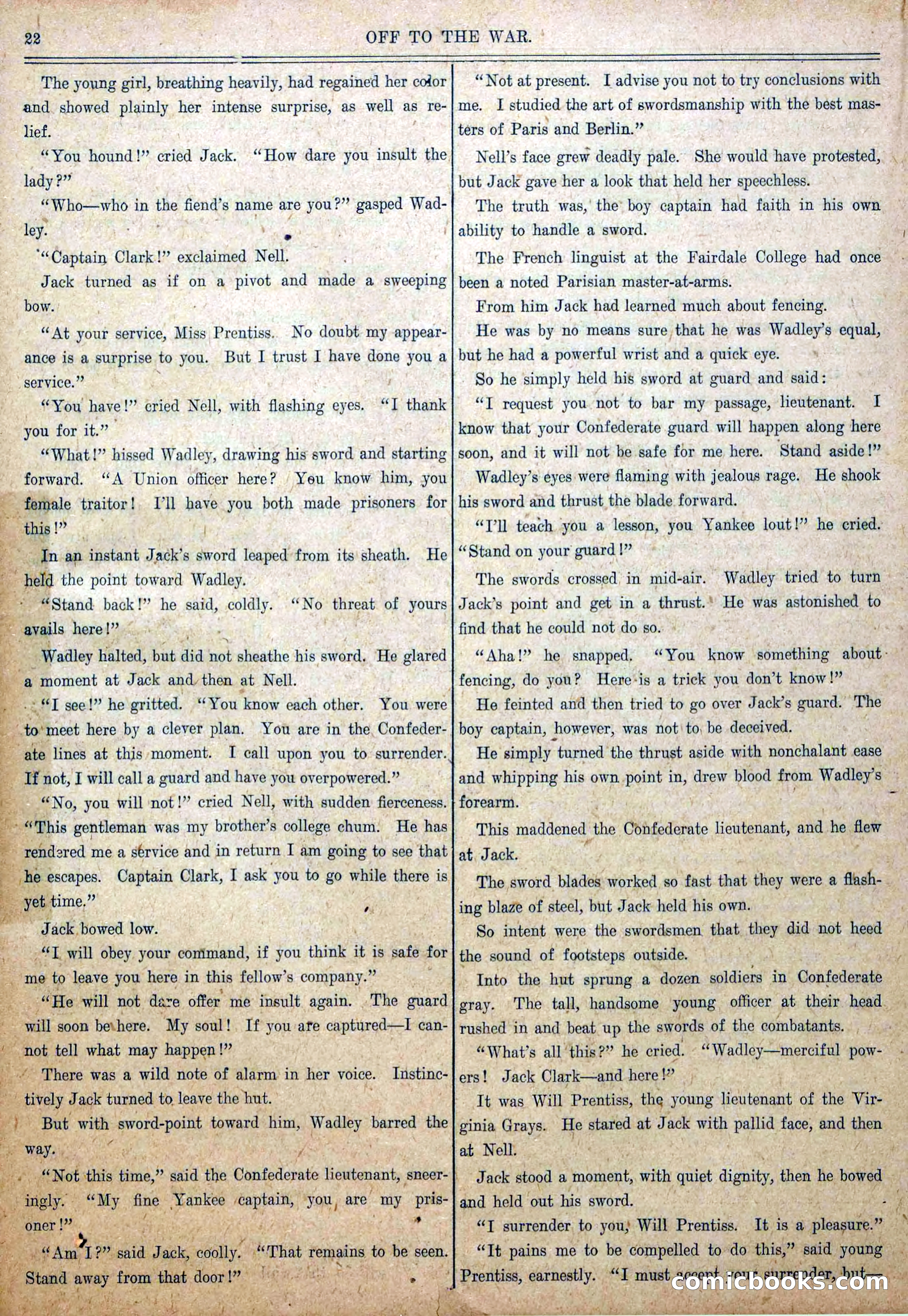 Blue and Gray Weekly, No. 1 — page 24 of 34