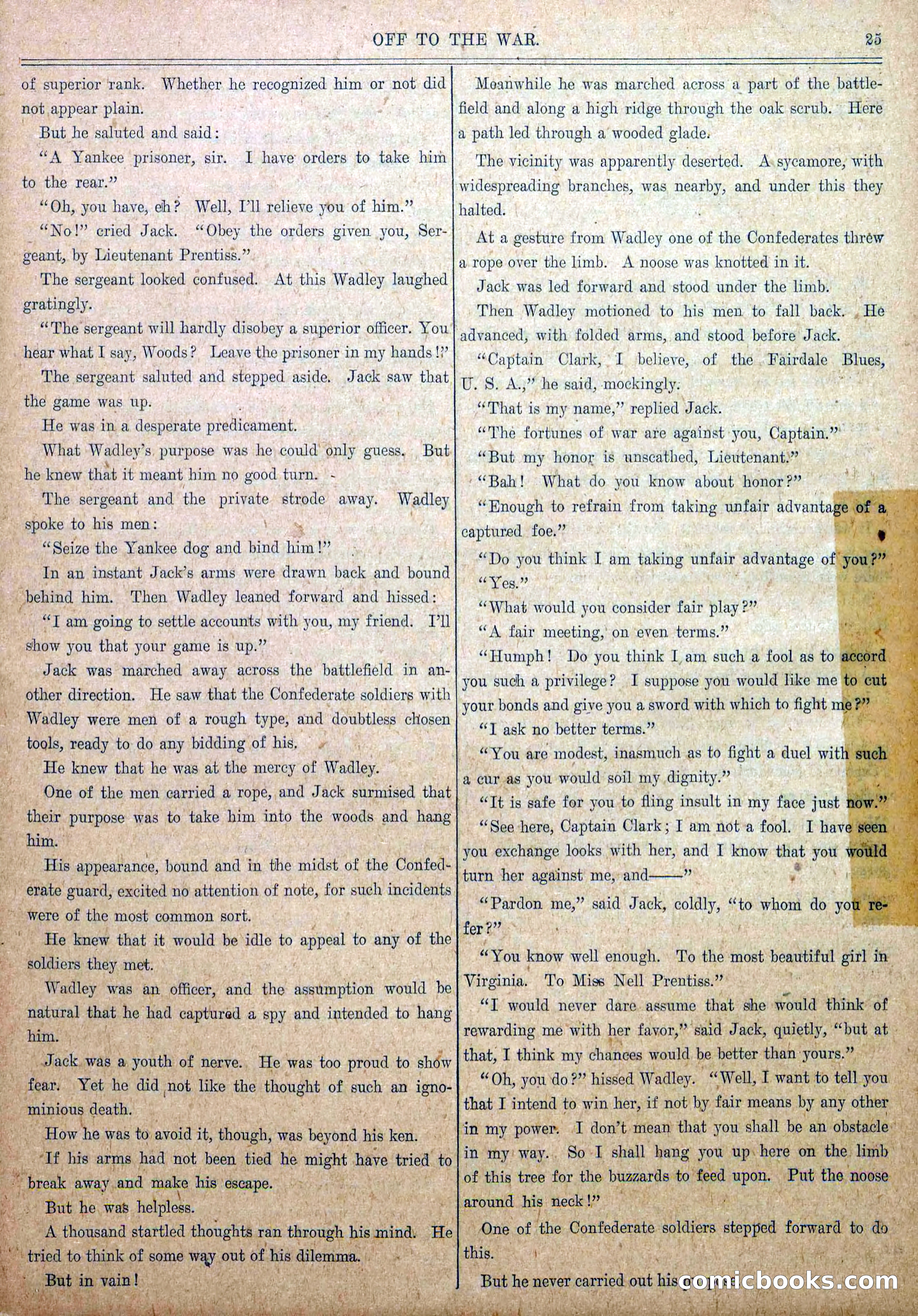 Blue and Gray Weekly, No. 1 — page 27 of 34