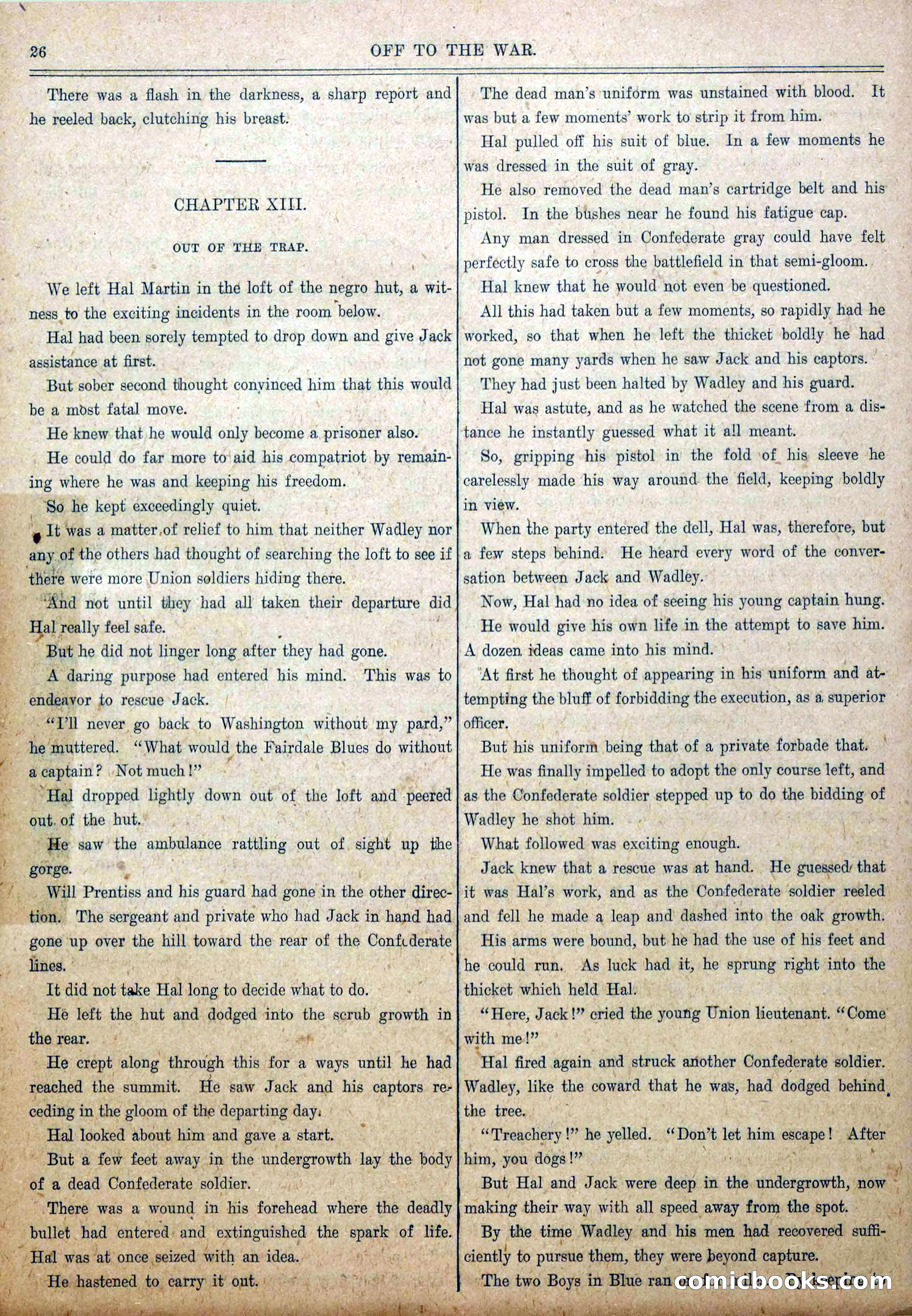 Blue and Gray Weekly, No. 1 — page 28 of 34