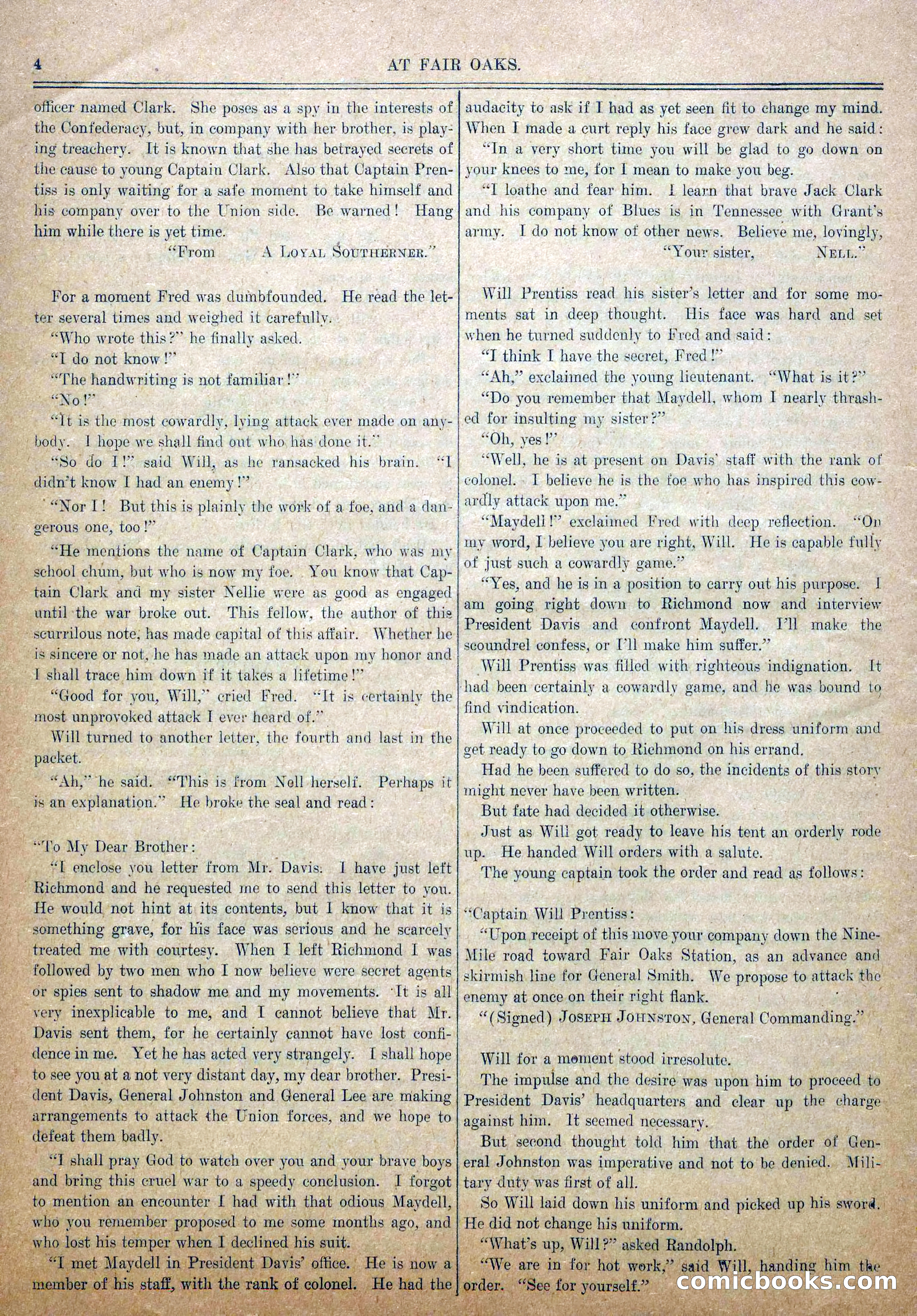Blue and Gray Weekly, No. 10 — page 6 of 36