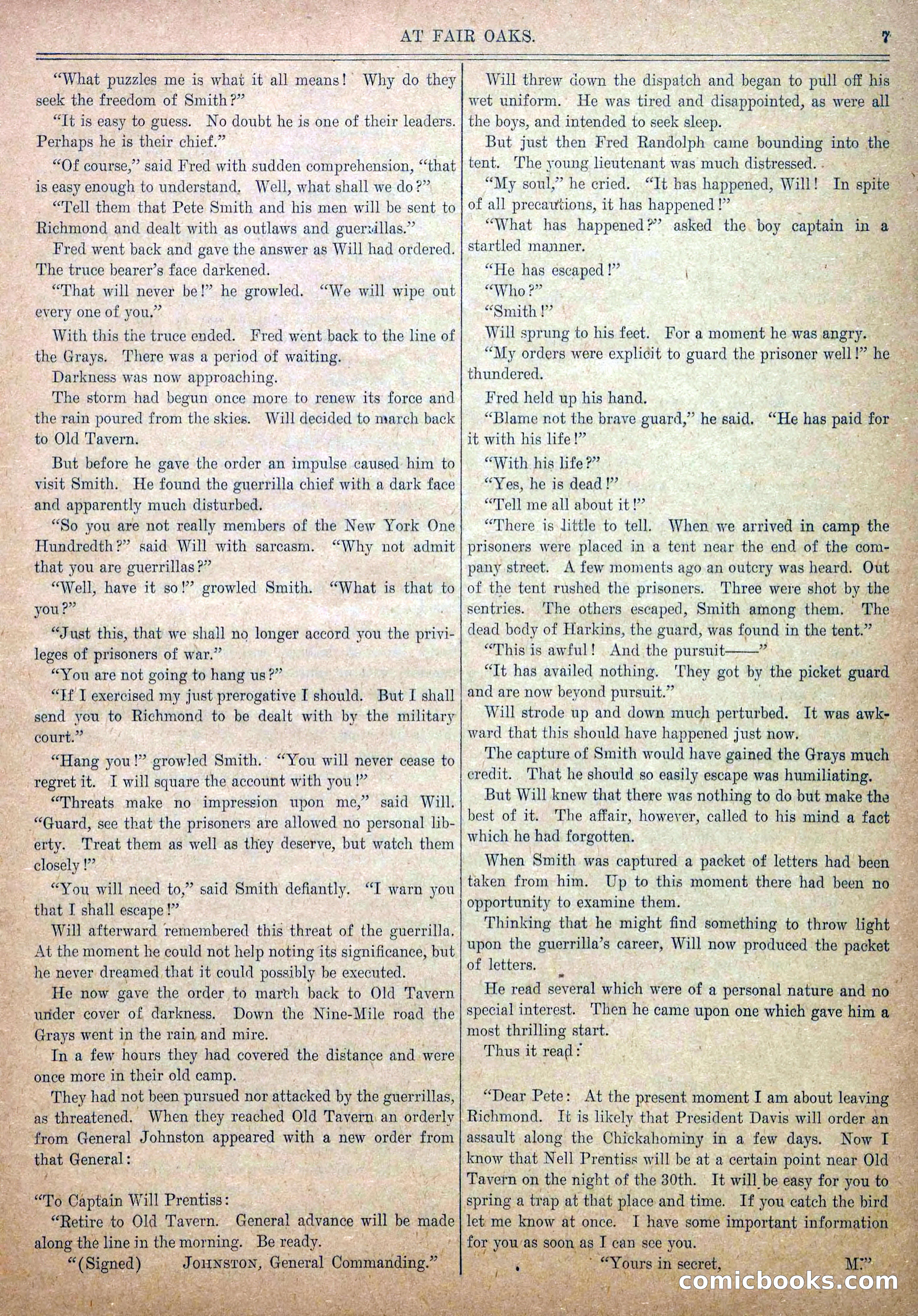 Blue and Gray Weekly, No. 10 — page 9 of 36