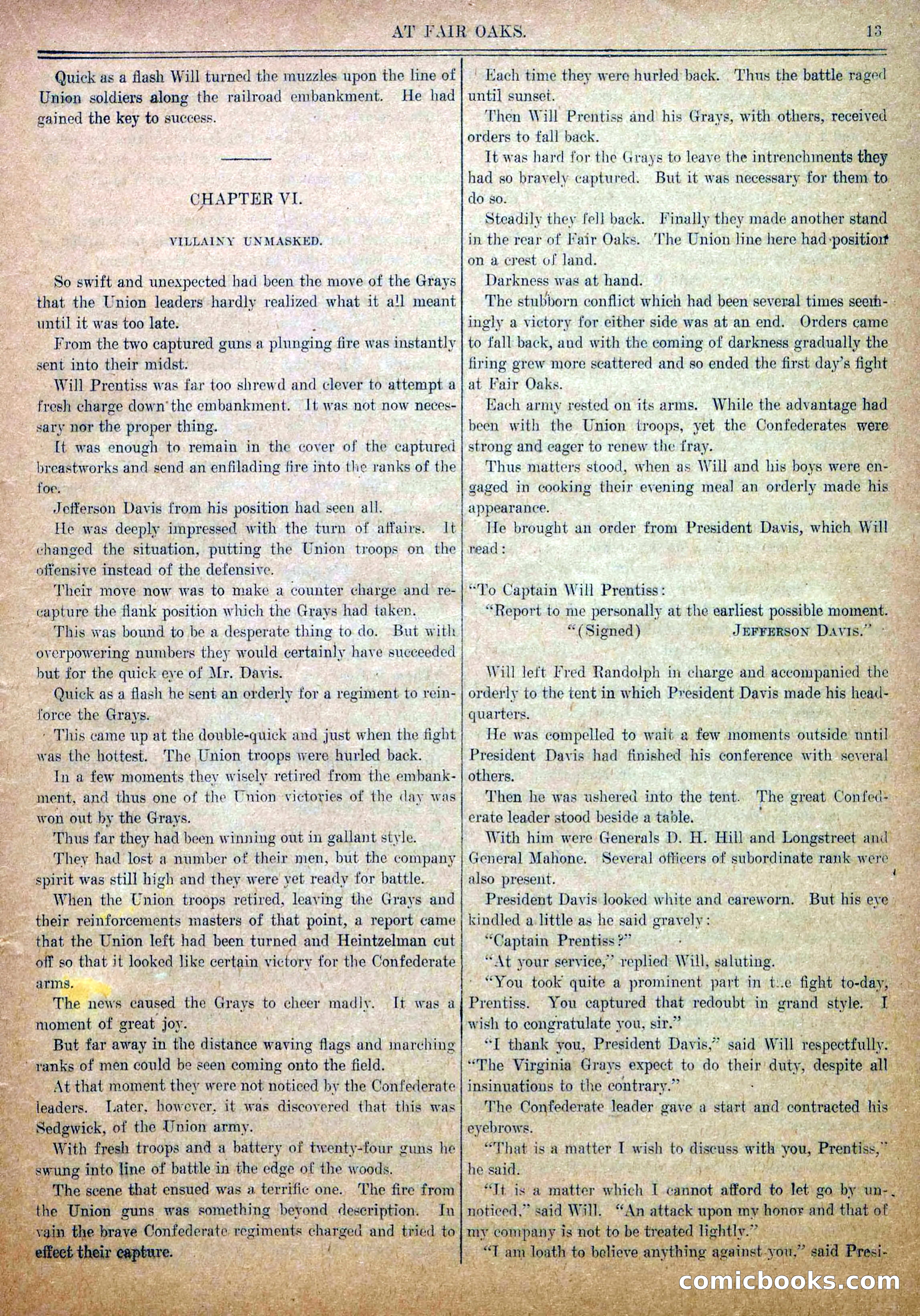 Blue and Gray Weekly, No. 10 — page 15 of 36