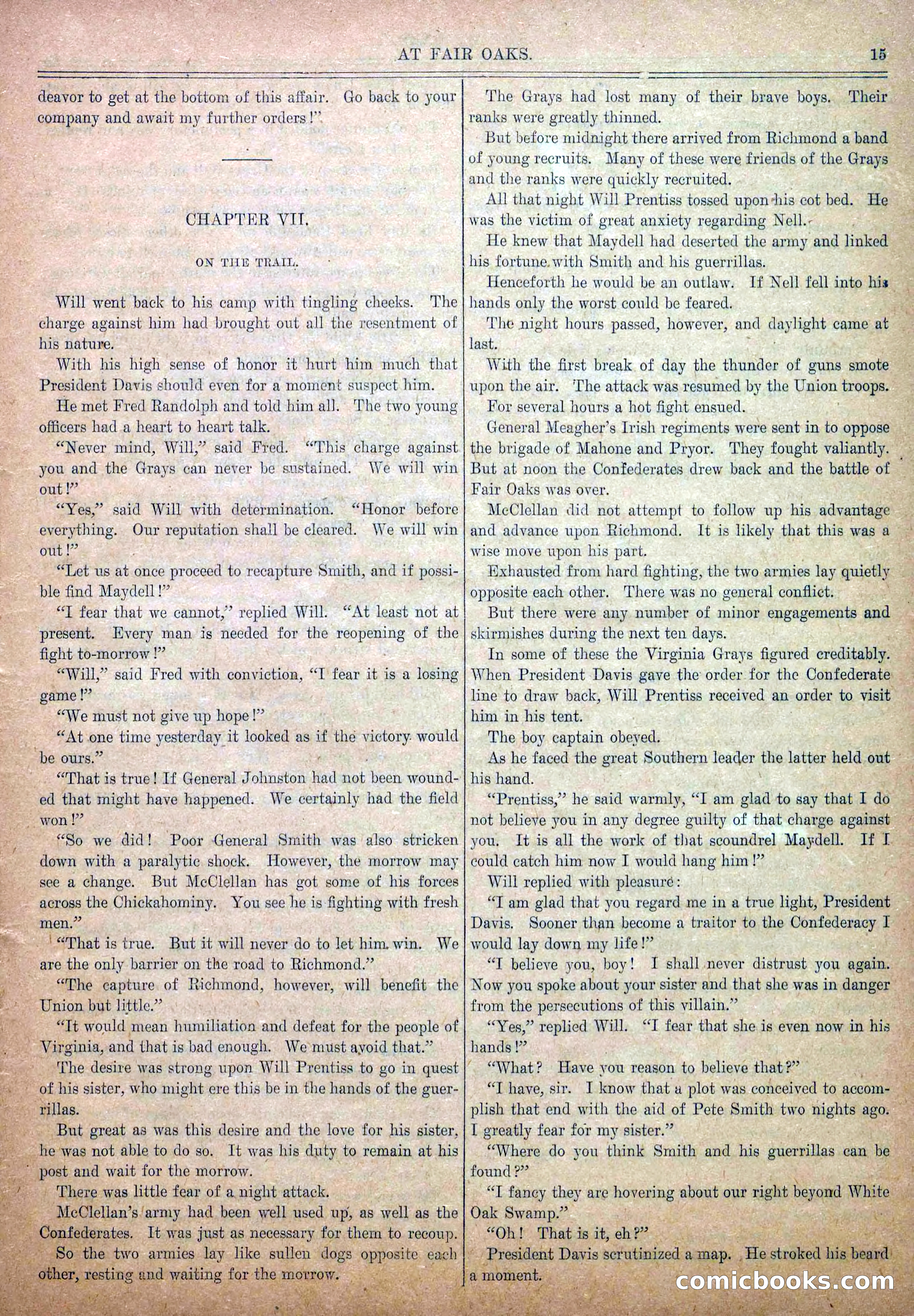Blue and Gray Weekly, No. 10 — page 17 of 36