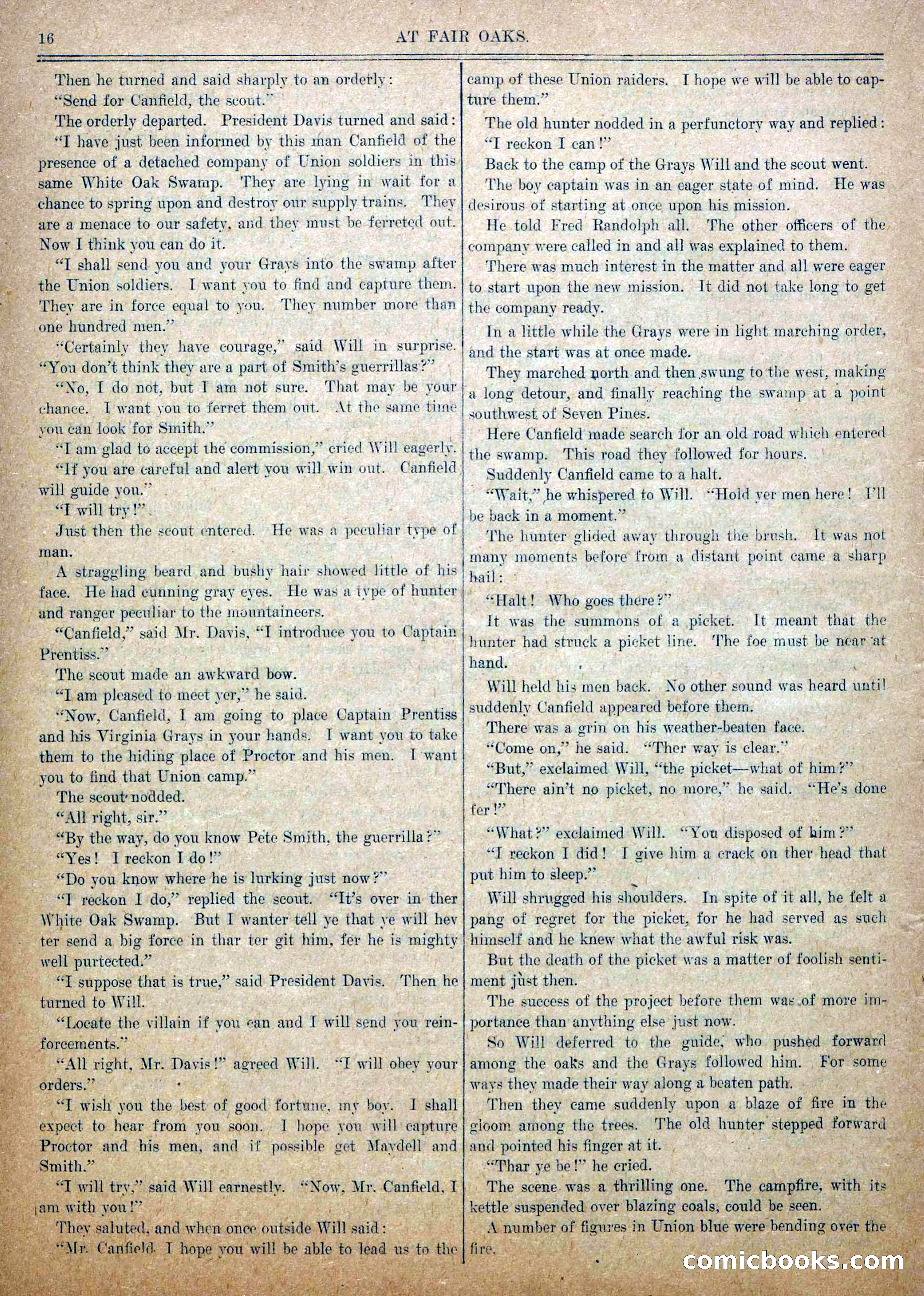 Blue and Gray Weekly, No. 10 — page 18 of 36