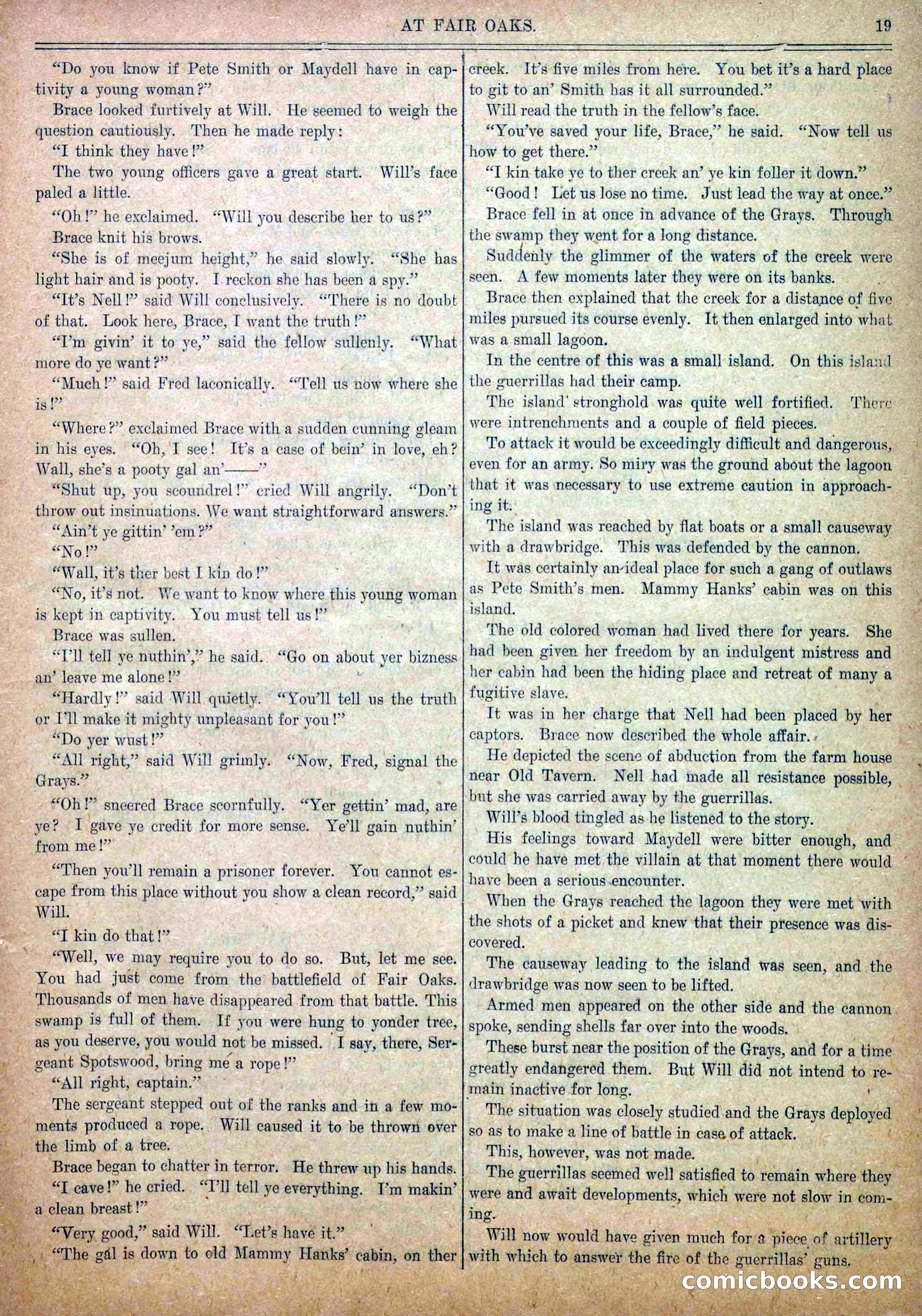 Blue and Gray Weekly, No. 10 — page 21 of 36