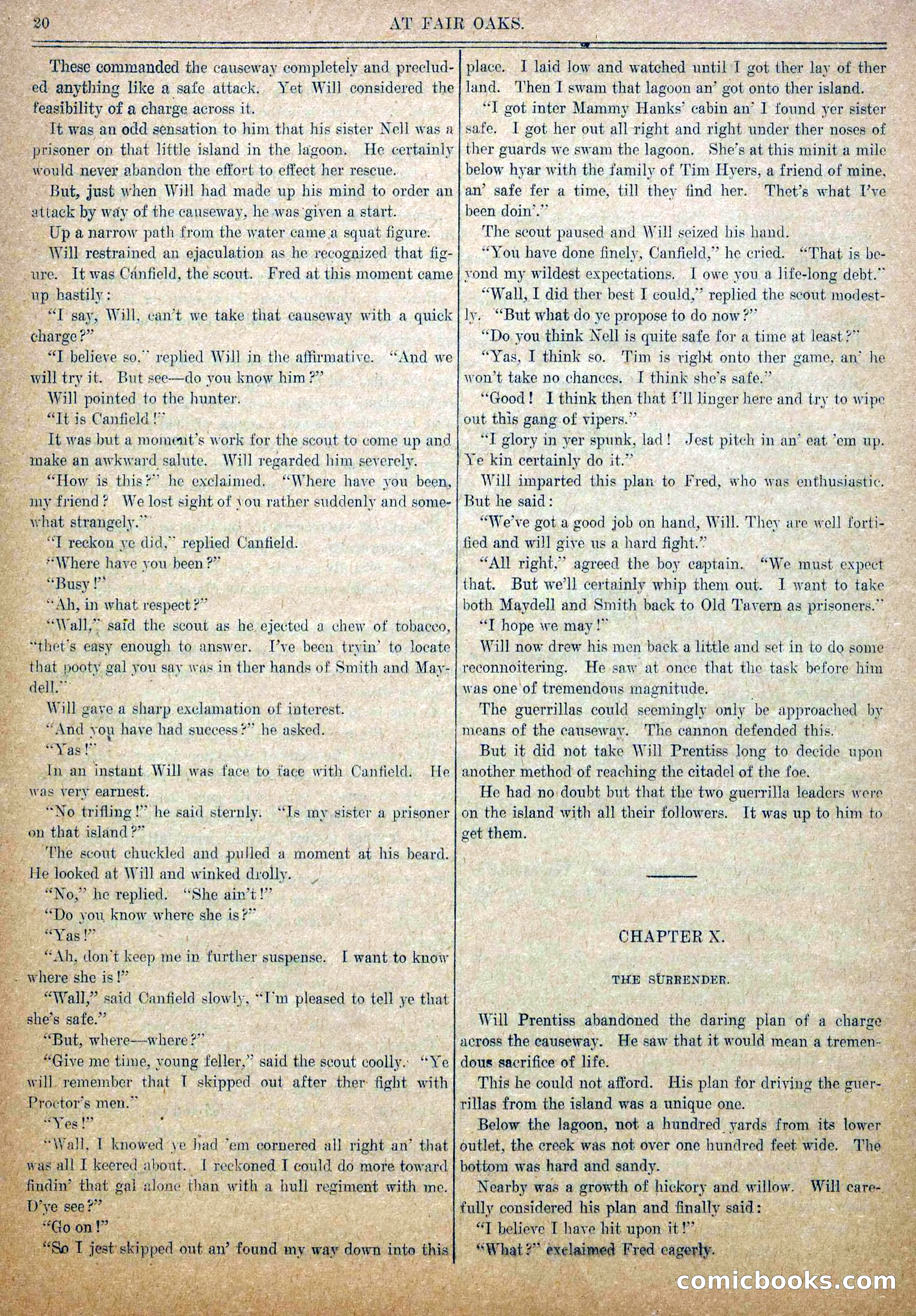 Blue and Gray Weekly, No. 10 — page 22 of 36