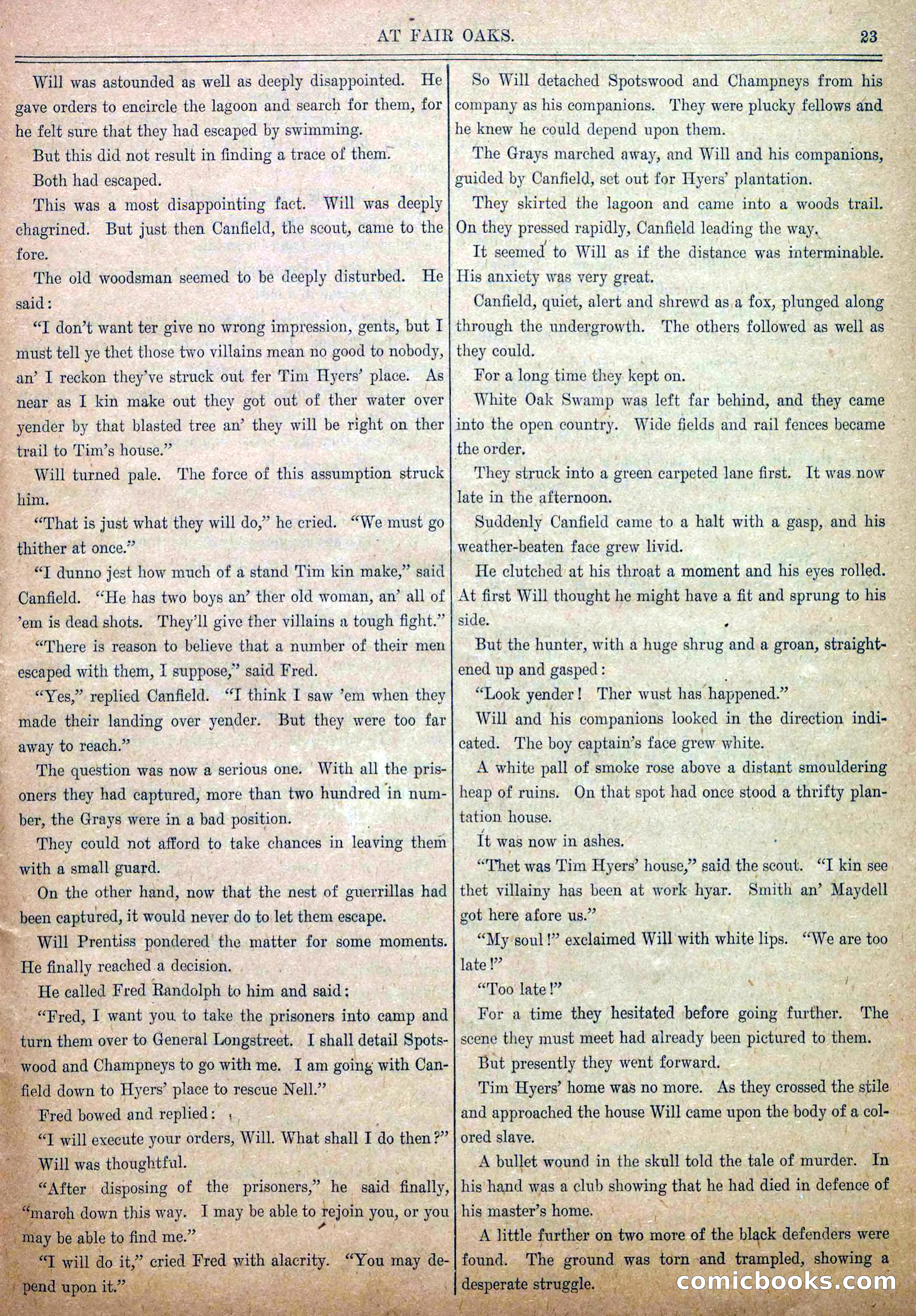 Blue and Gray Weekly, No. 10 — page 25 of 36