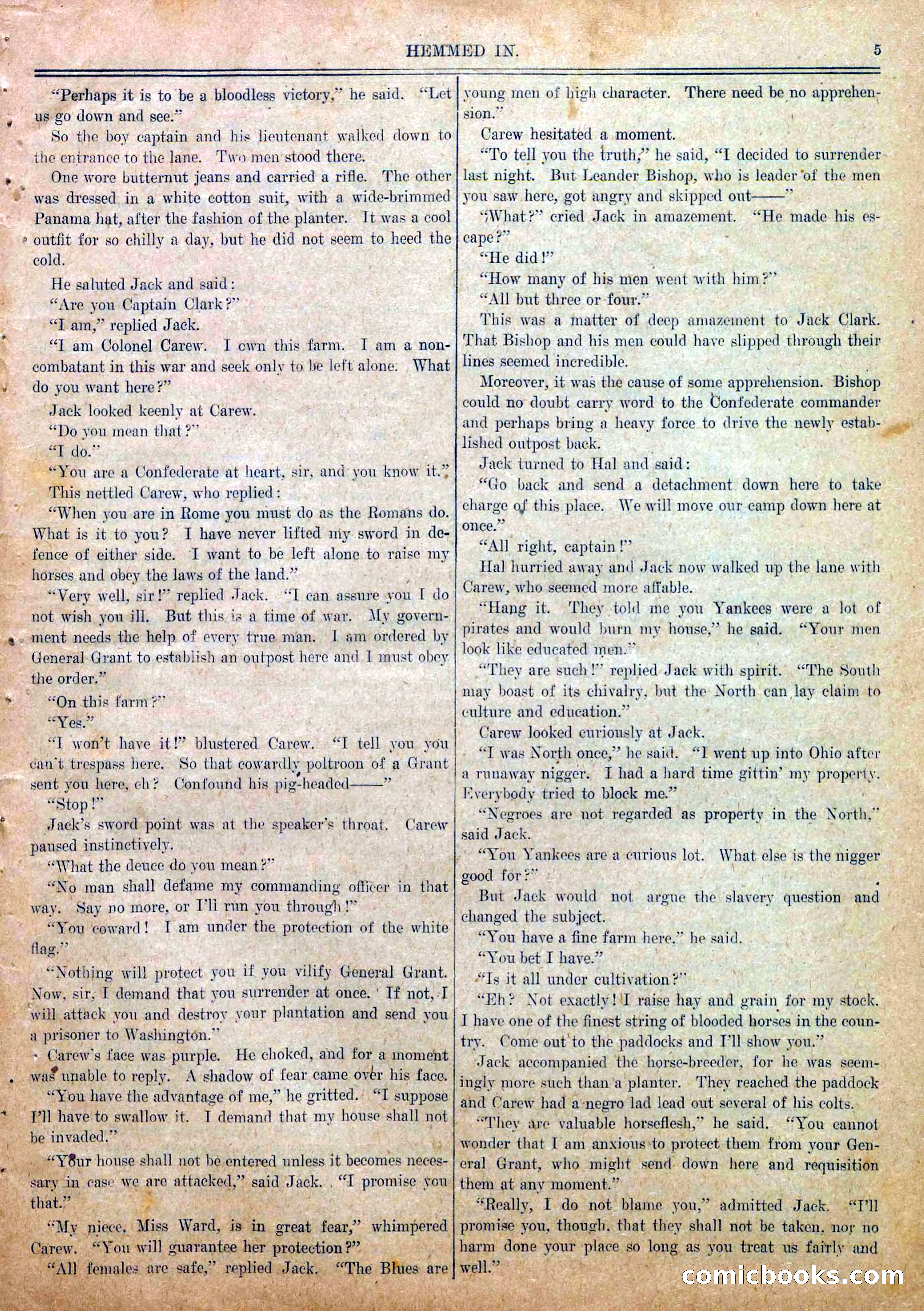 Blue and Gray Weekly, No. 11 — page 7 of 36