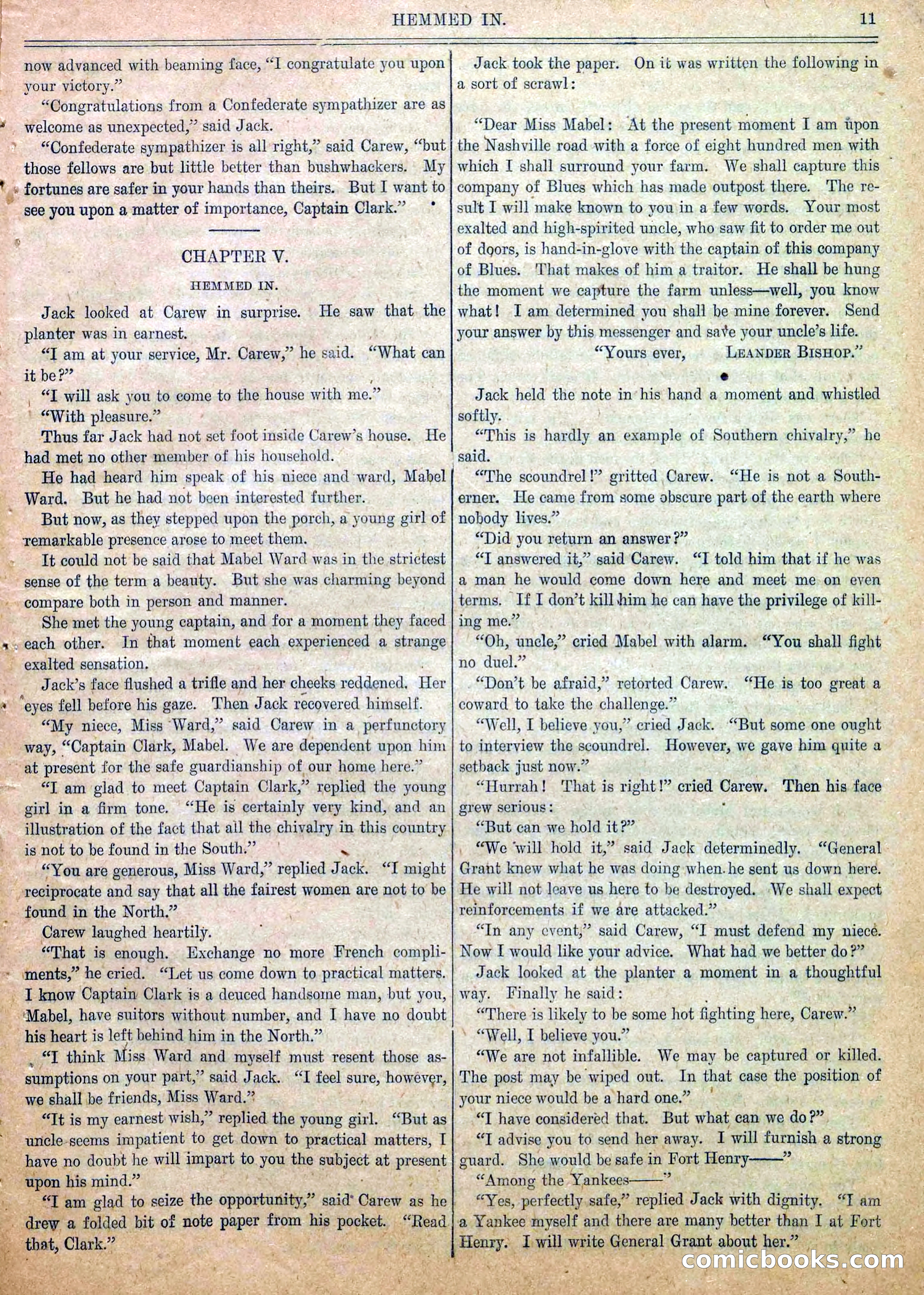 Blue and Gray Weekly, No. 11 — page 13 of 36
