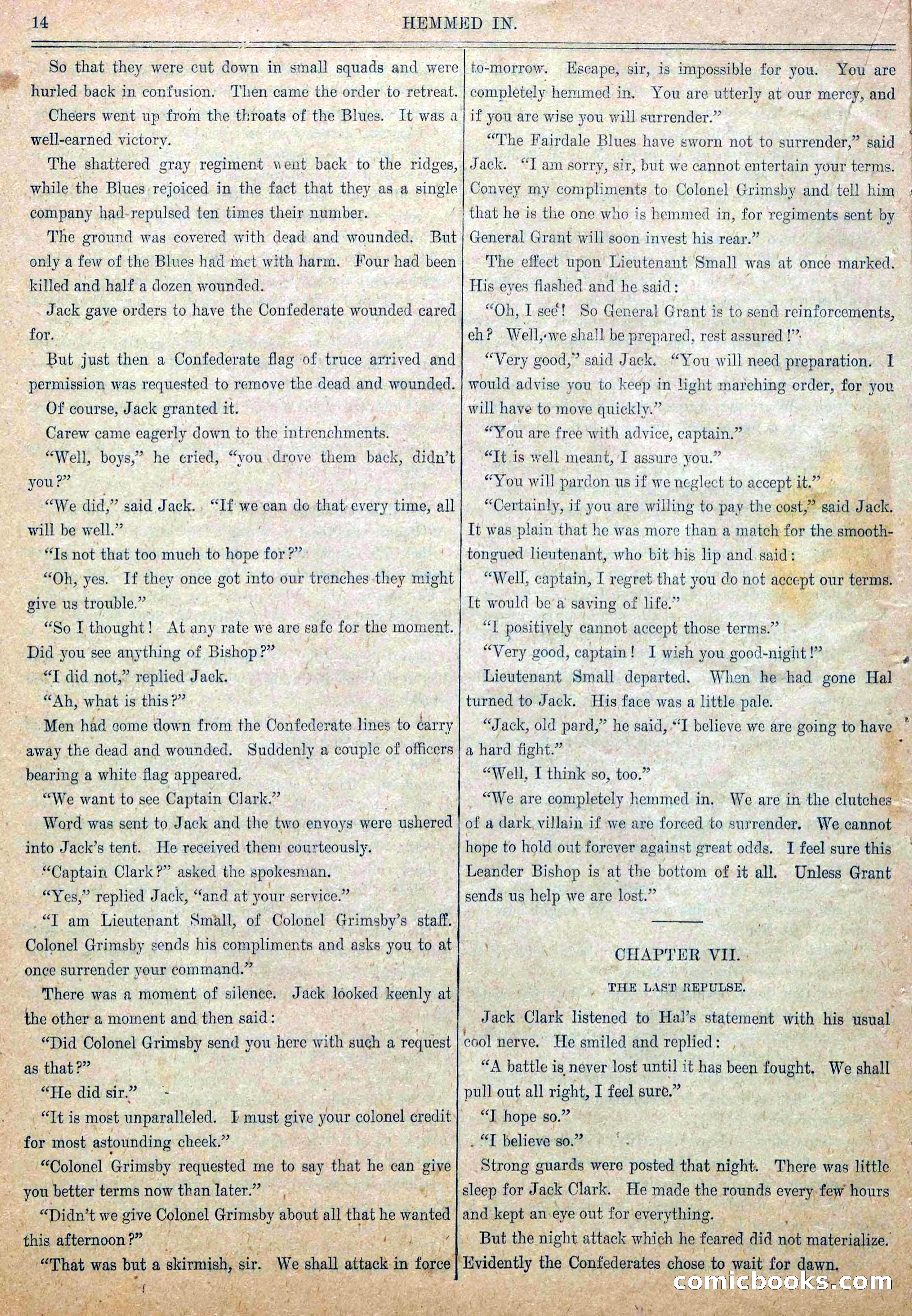 Blue and Gray Weekly, No. 11 — page 16 of 36