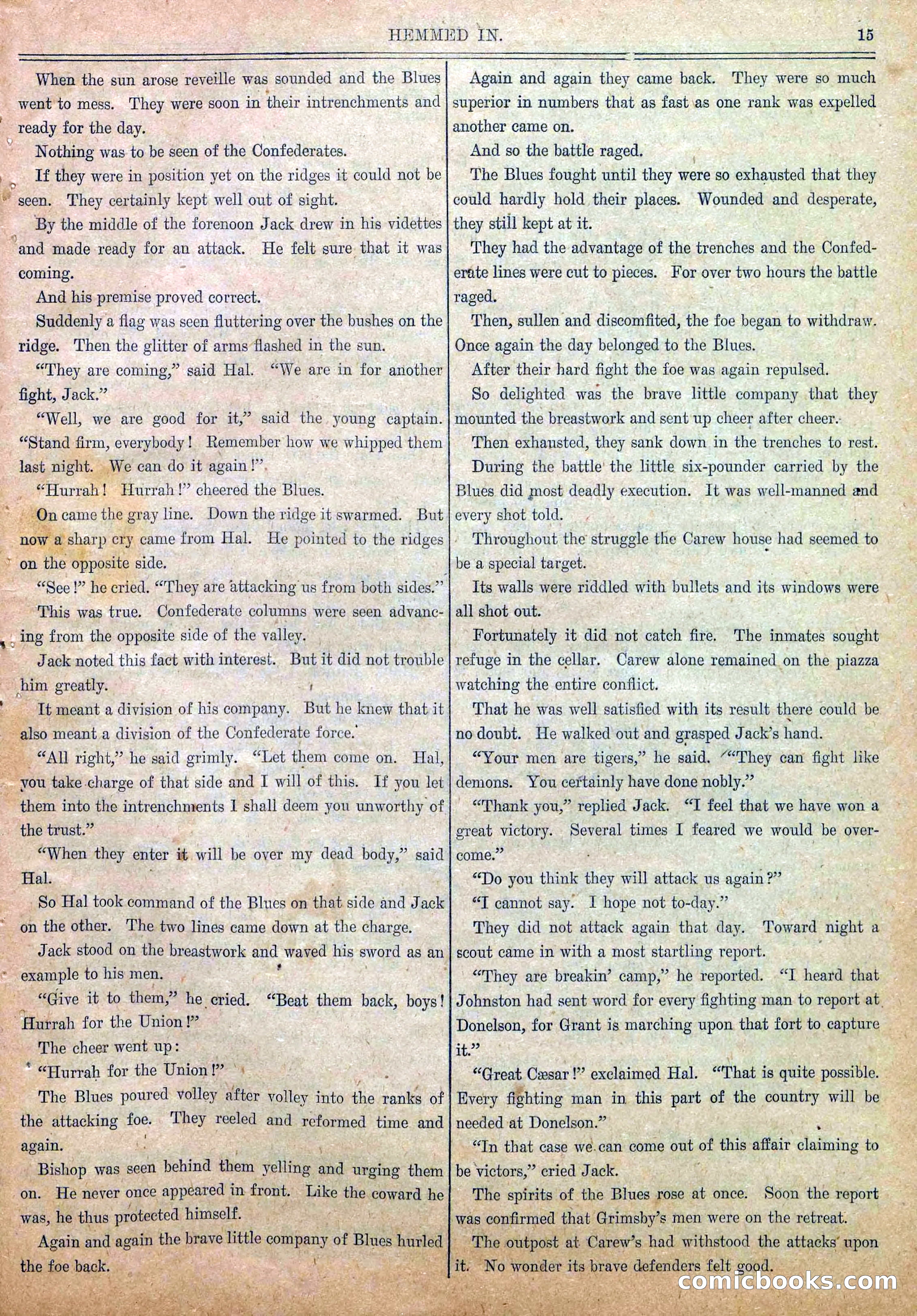 Blue and Gray Weekly, No. 11 — page 17 of 36