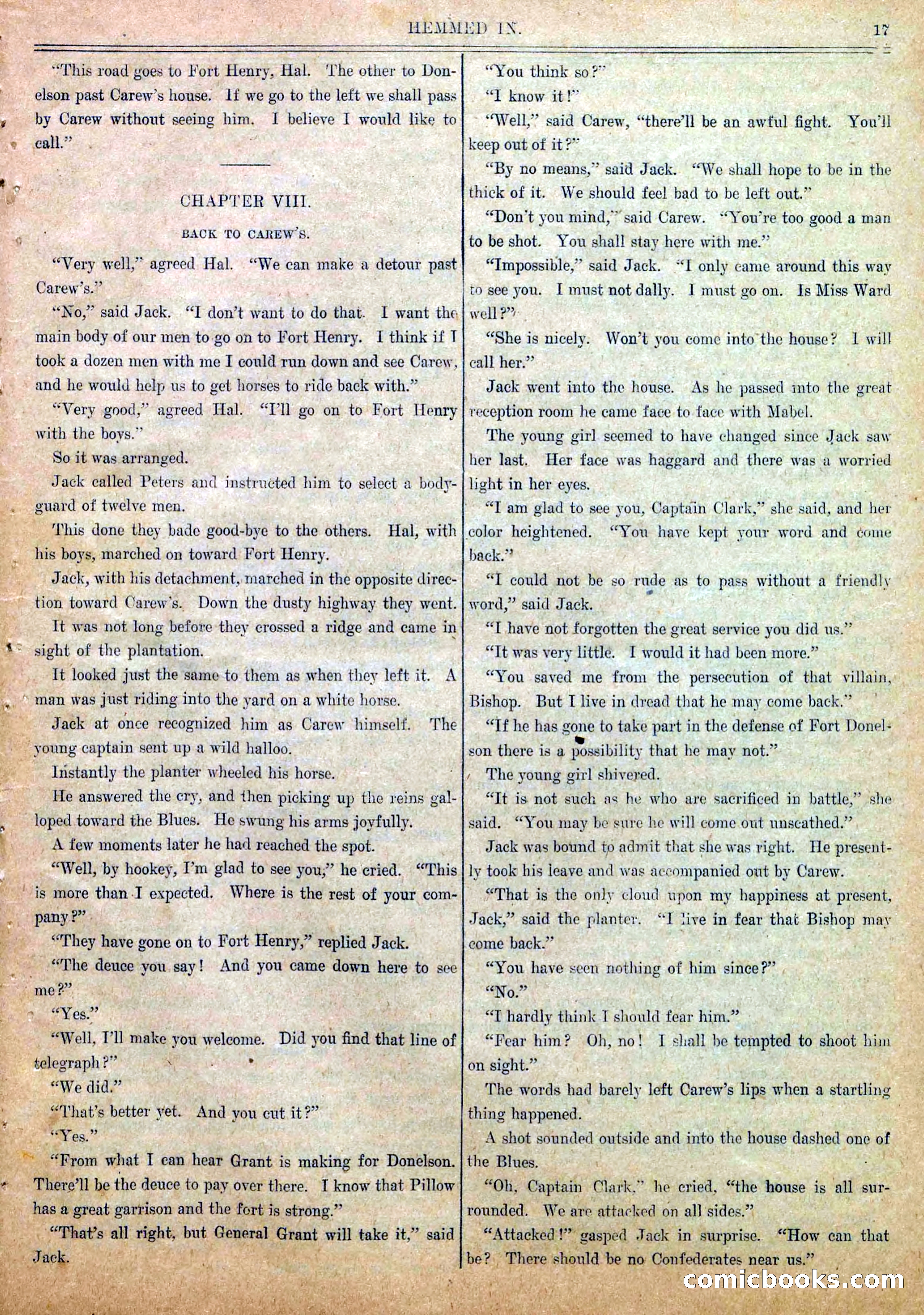 Blue and Gray Weekly, No. 11 — page 19 of 36