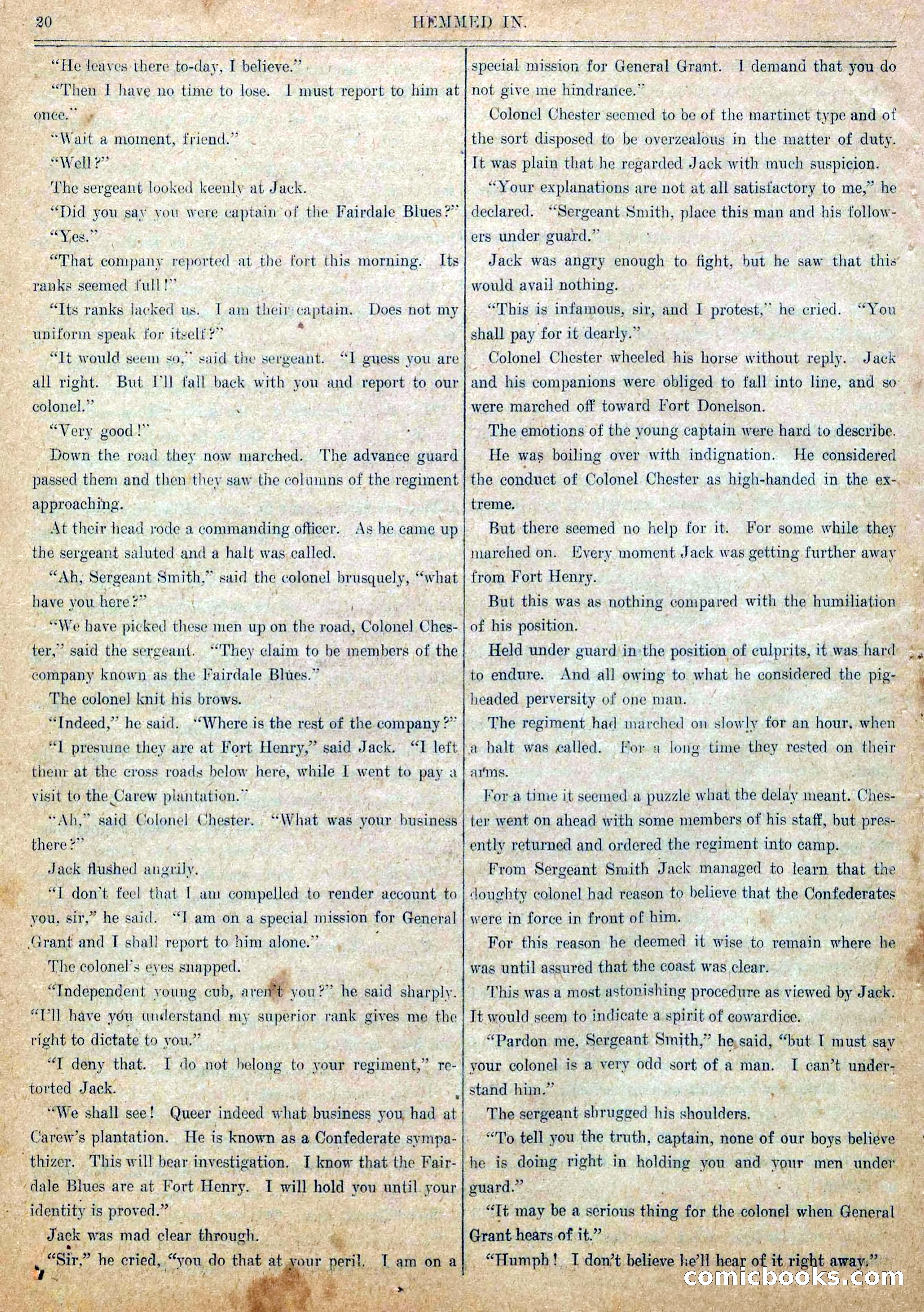 Blue and Gray Weekly, No. 11 — page 22 of 36