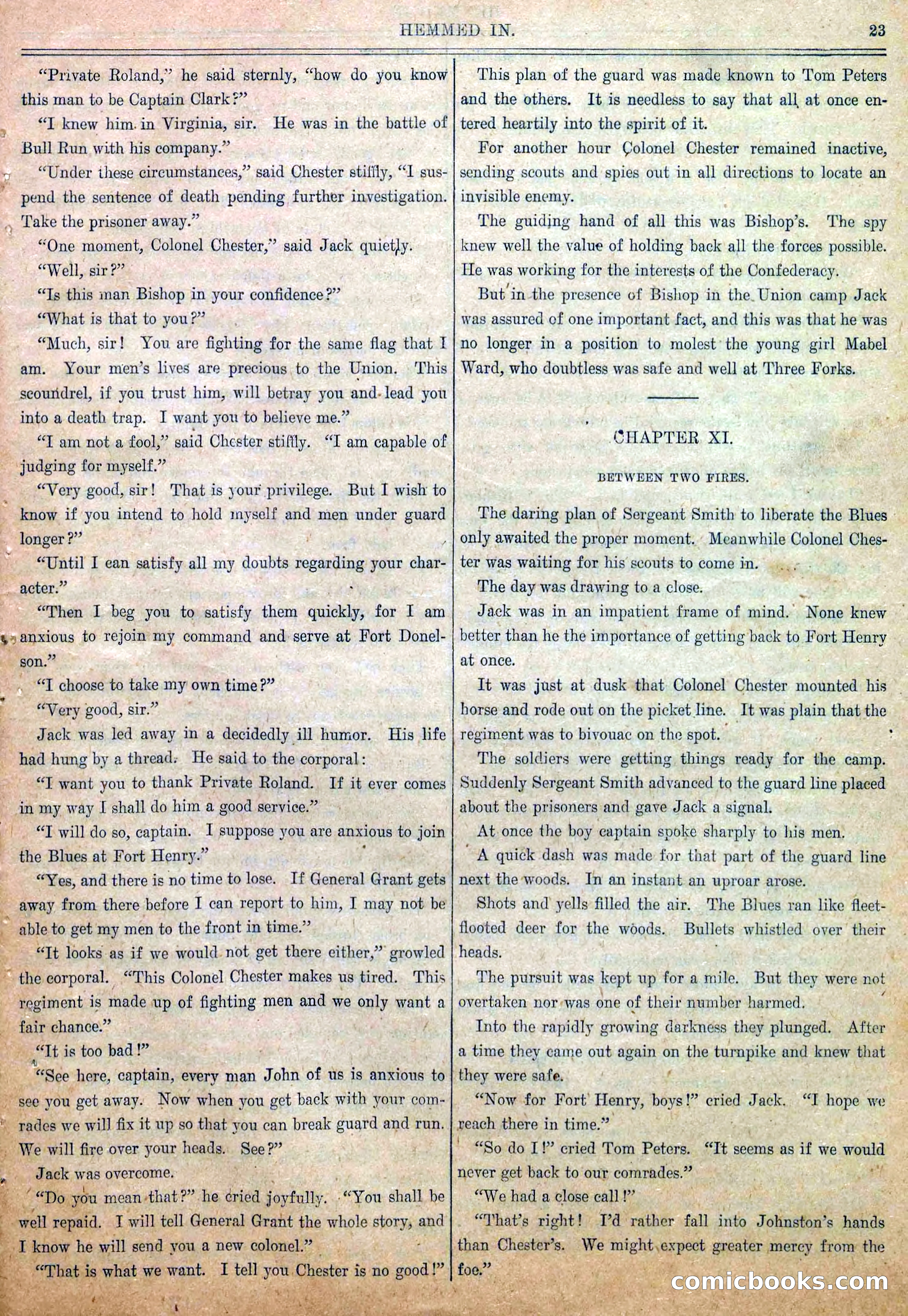 Blue and Gray Weekly, No. 11 — page 25 of 36