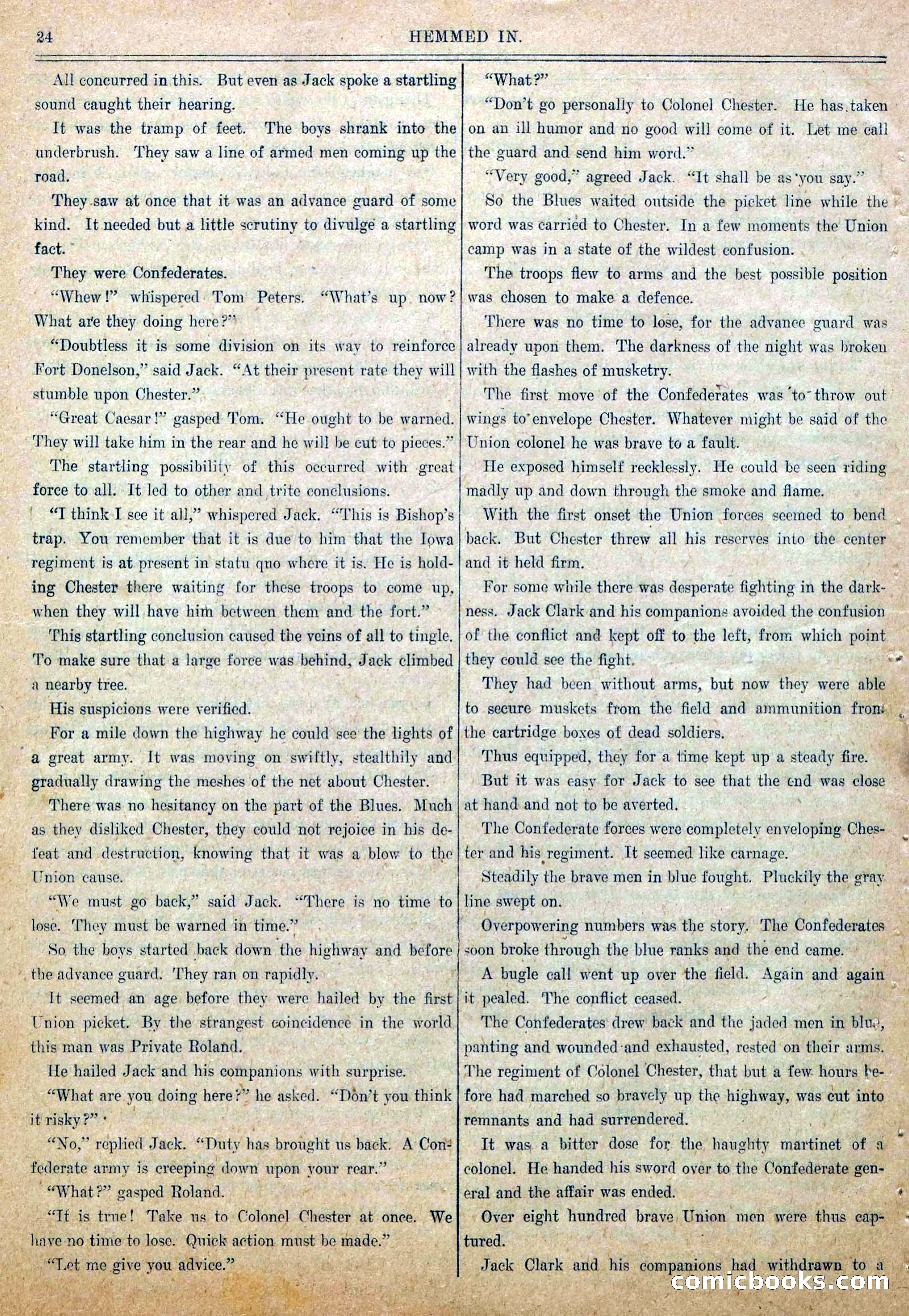 Blue and Gray Weekly, No. 11 — page 26 of 36