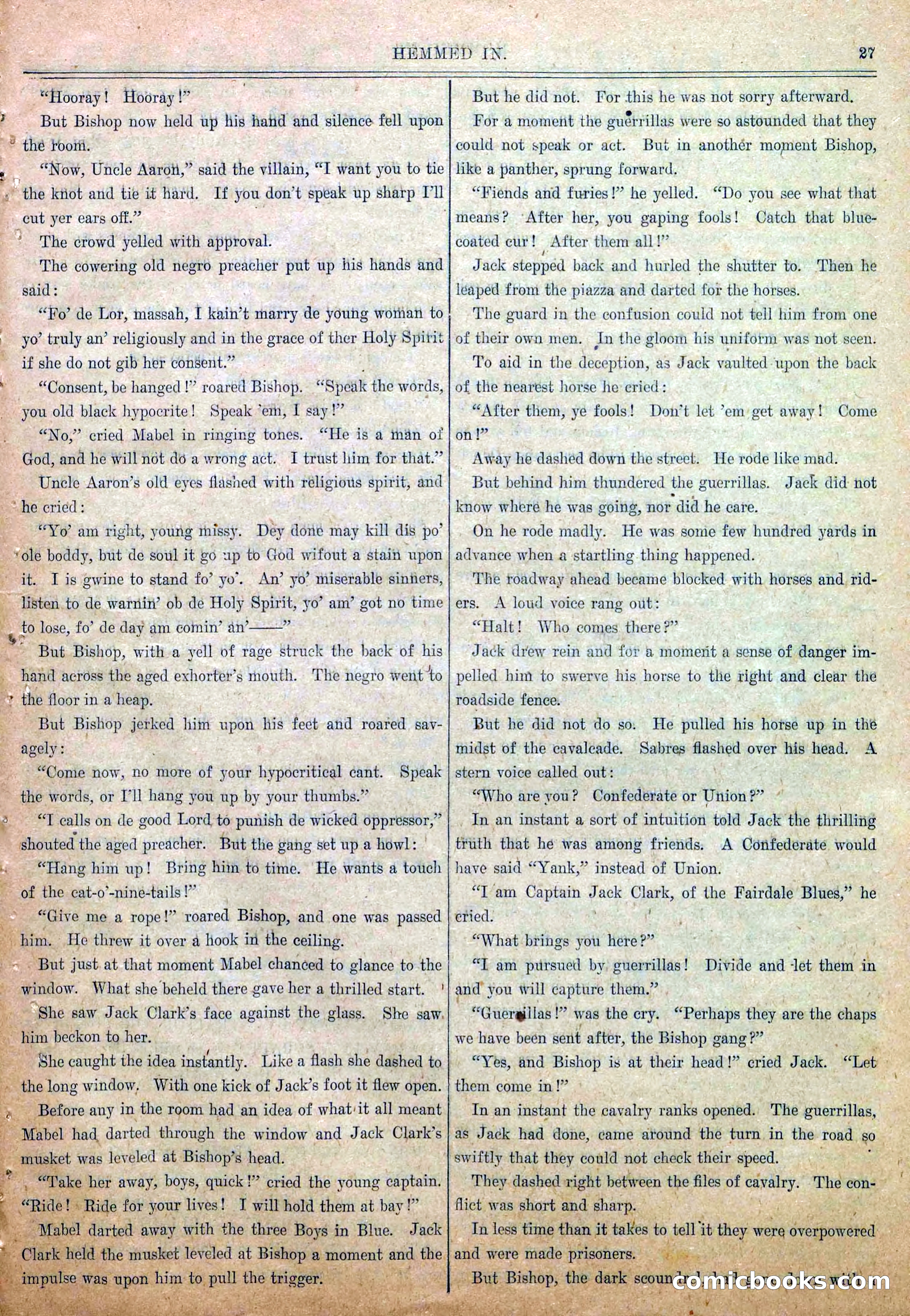Blue and Gray Weekly, No. 11 — page 29 of 36