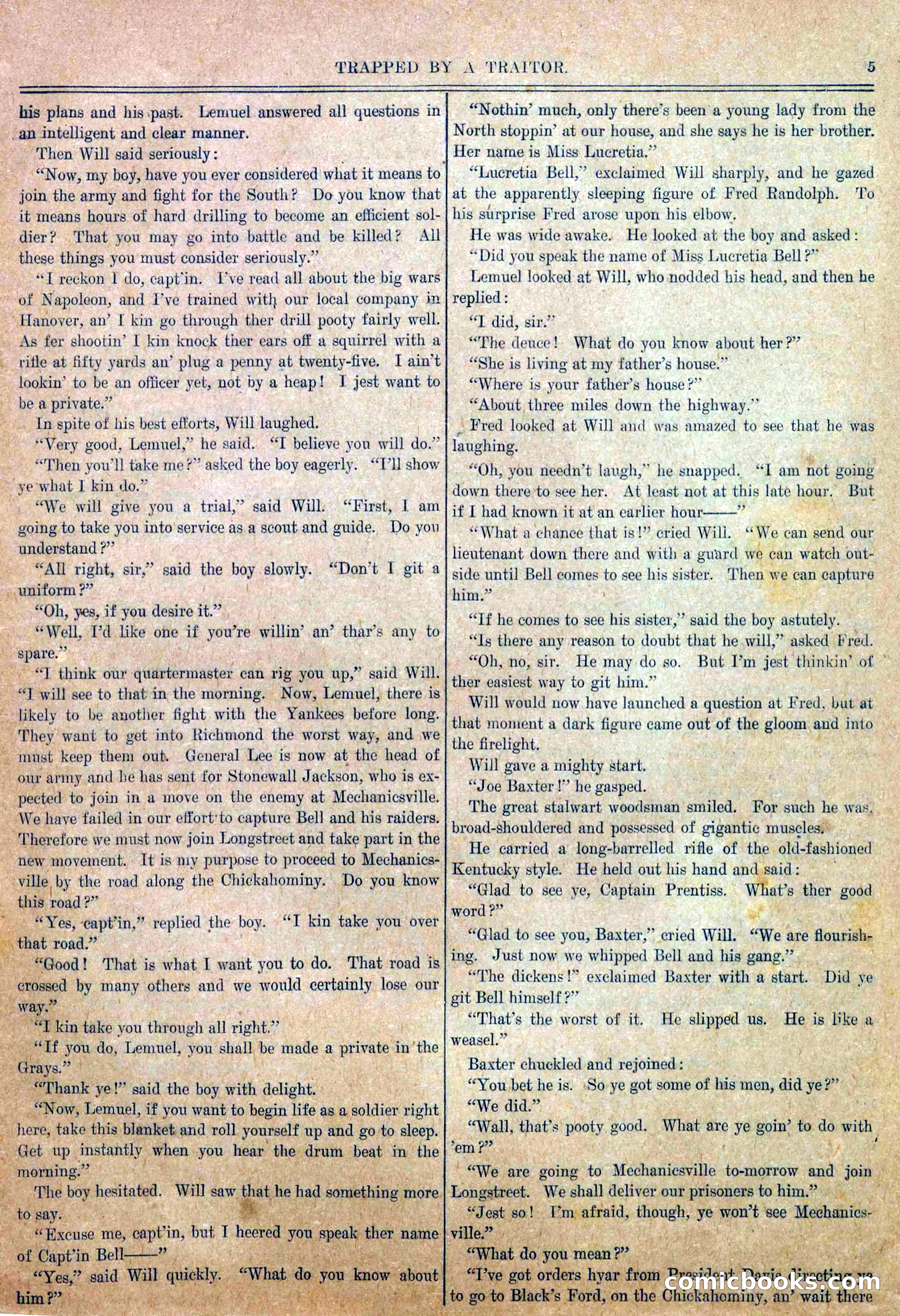 Blue and Gray Weekly, No. 12 — page 7 of 36