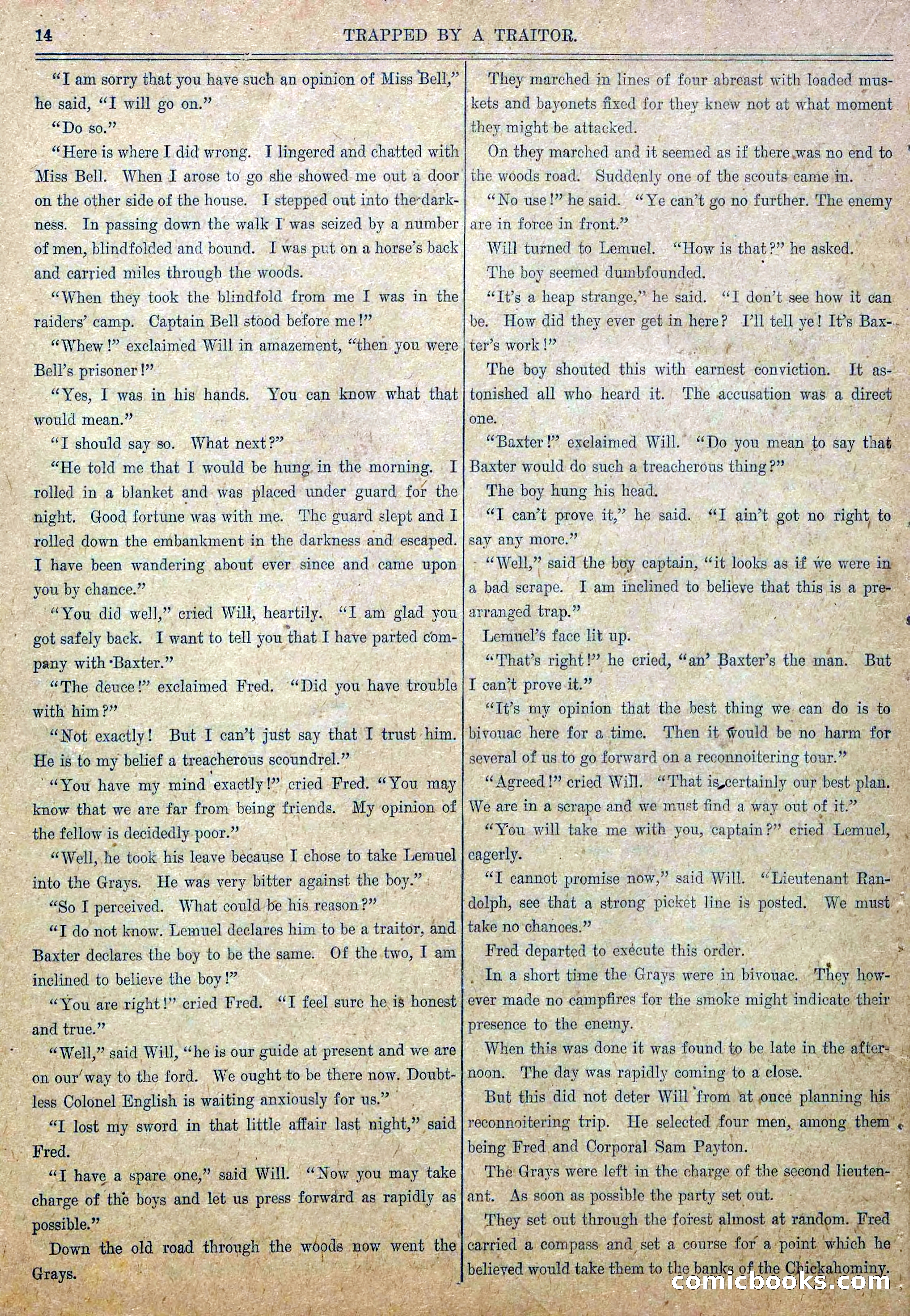 Blue and Gray Weekly, No. 12 — page 16 of 36