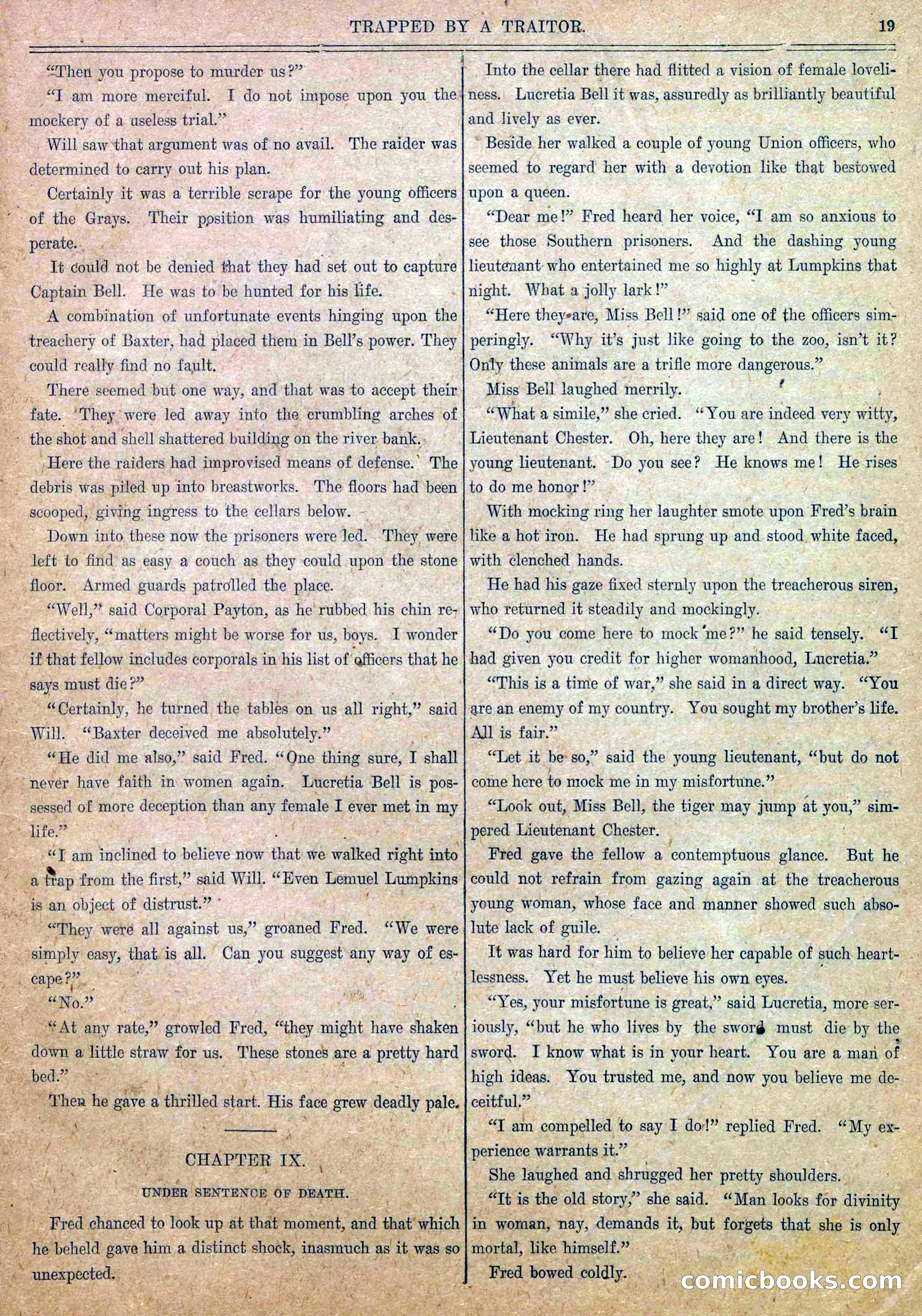 Blue and Gray Weekly, No. 12 — page 21 of 36