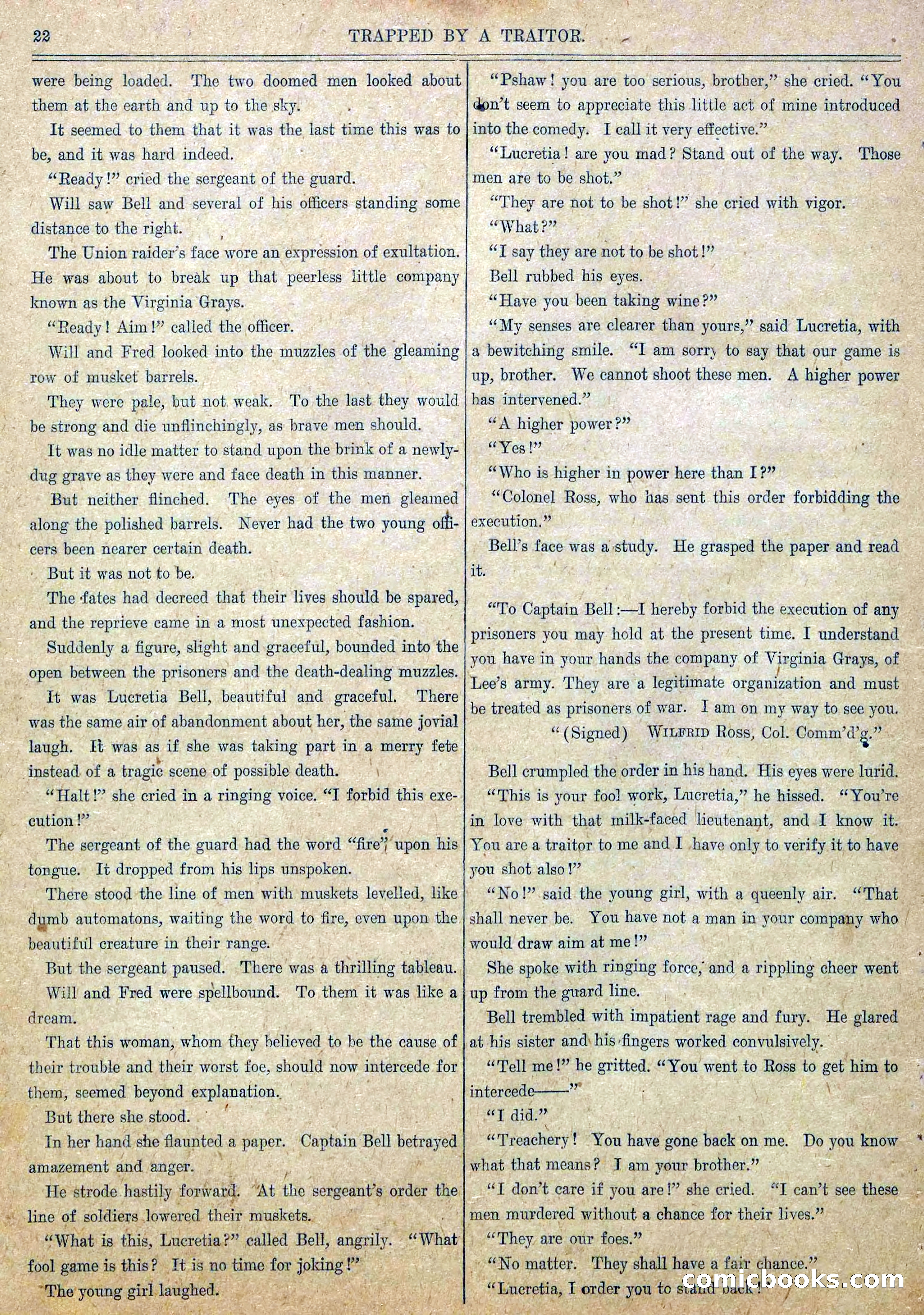 Blue and Gray Weekly, No. 12 — page 24 of 36
