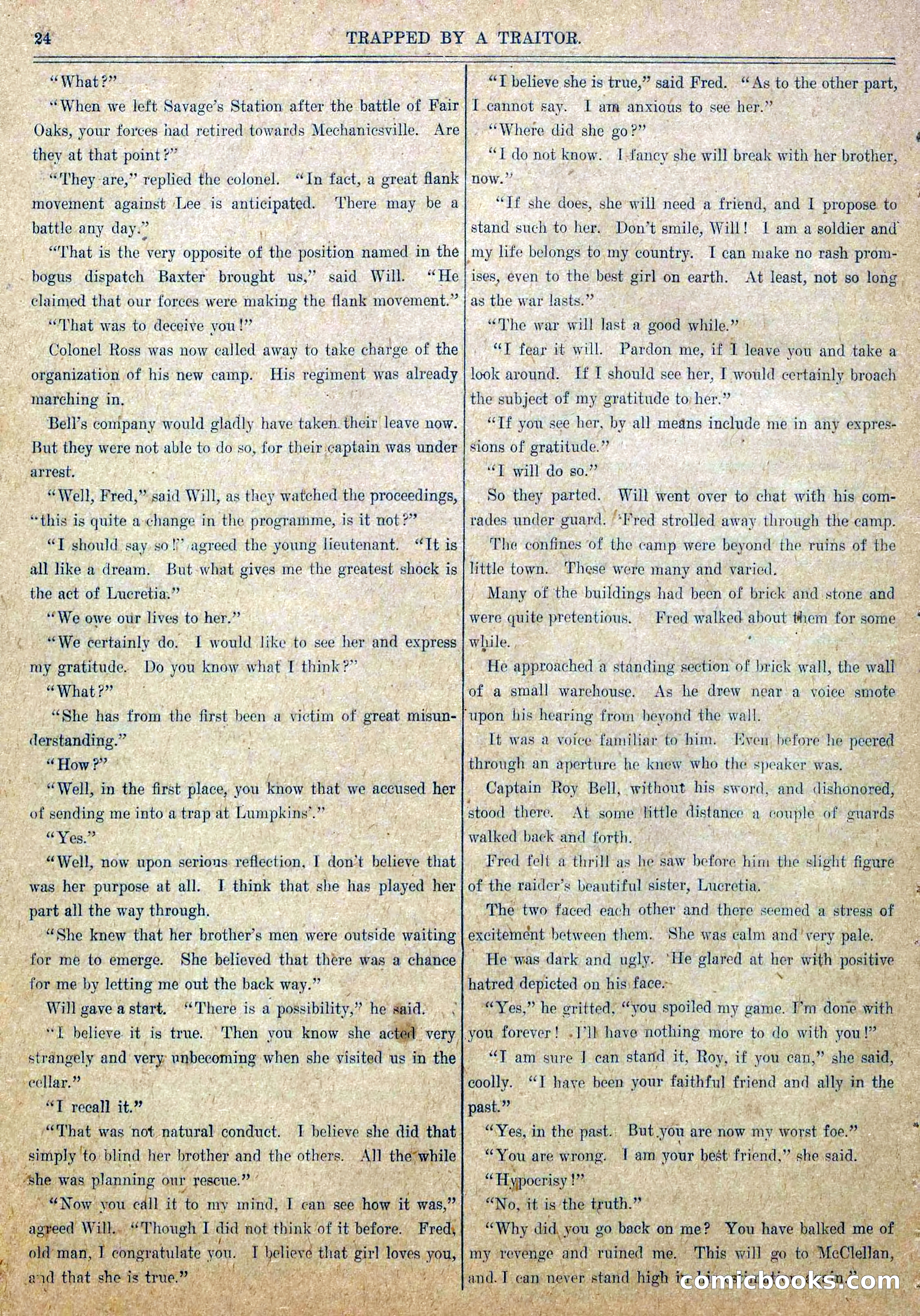 Blue and Gray Weekly, No. 12 — page 26 of 36
