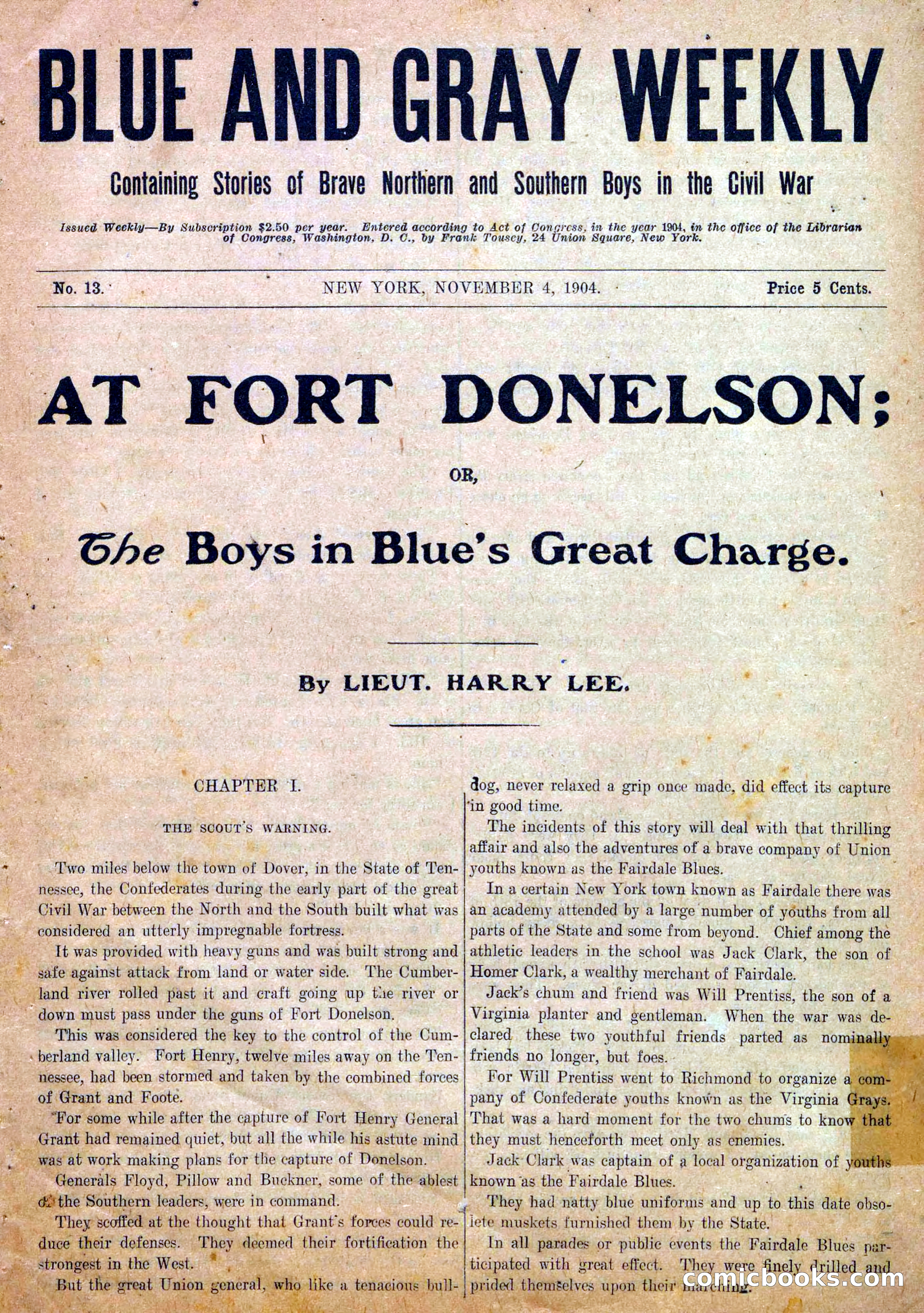 Blue and Gray Weekly, No. 13 — page 3 of 36
