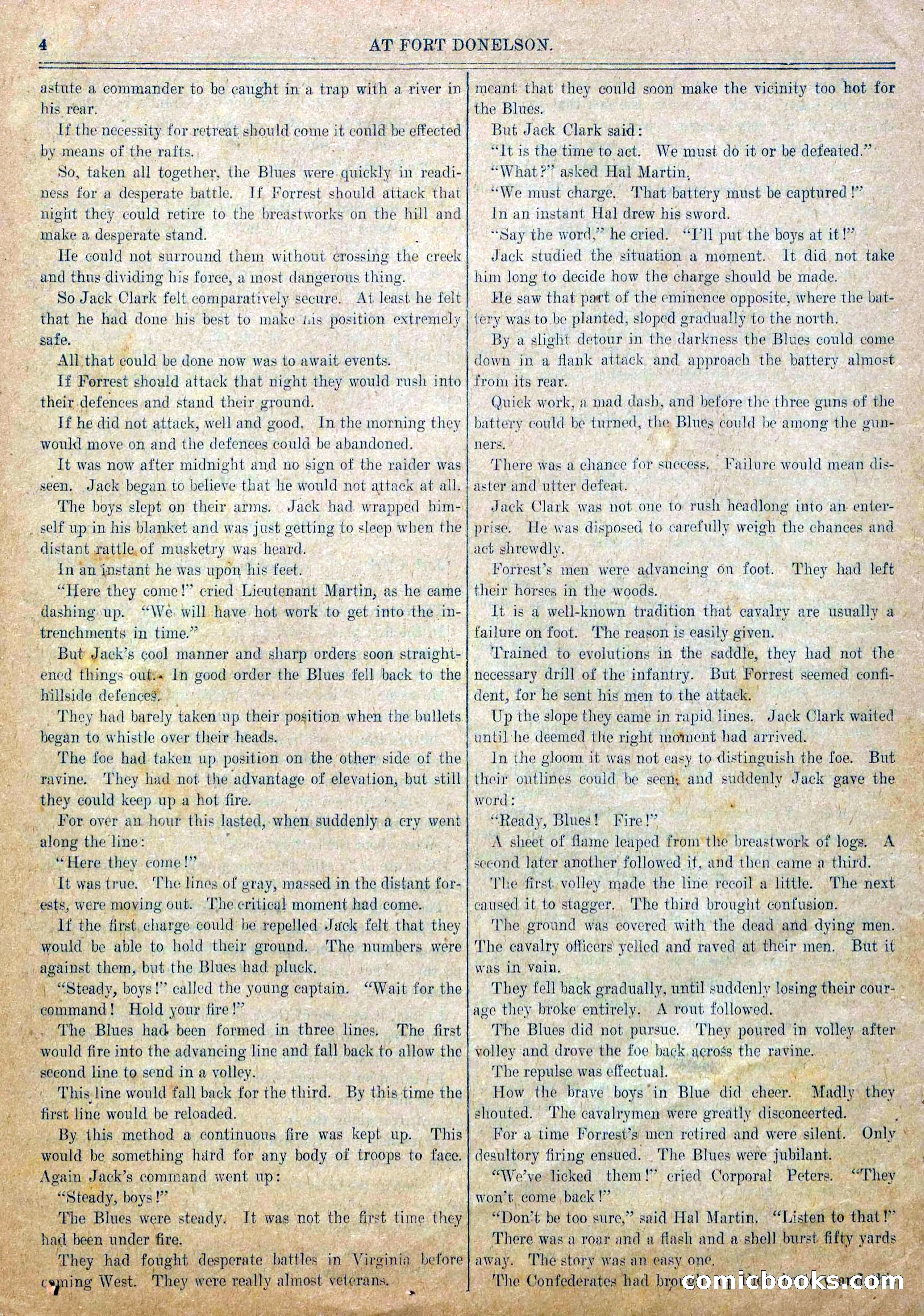 Blue and Gray Weekly, No. 13 — page 6 of 36