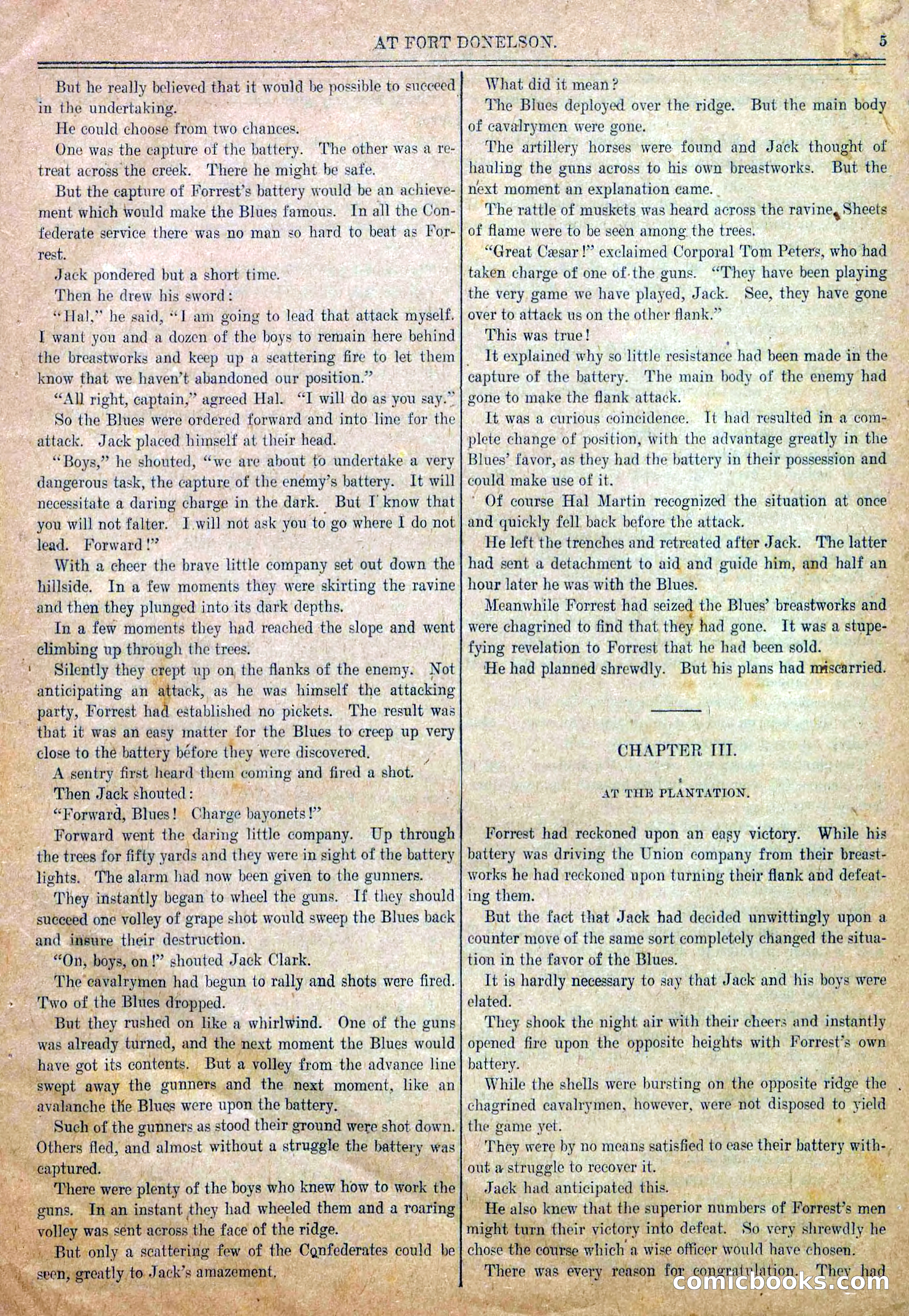 Blue and Gray Weekly, No. 13 — page 7 of 36