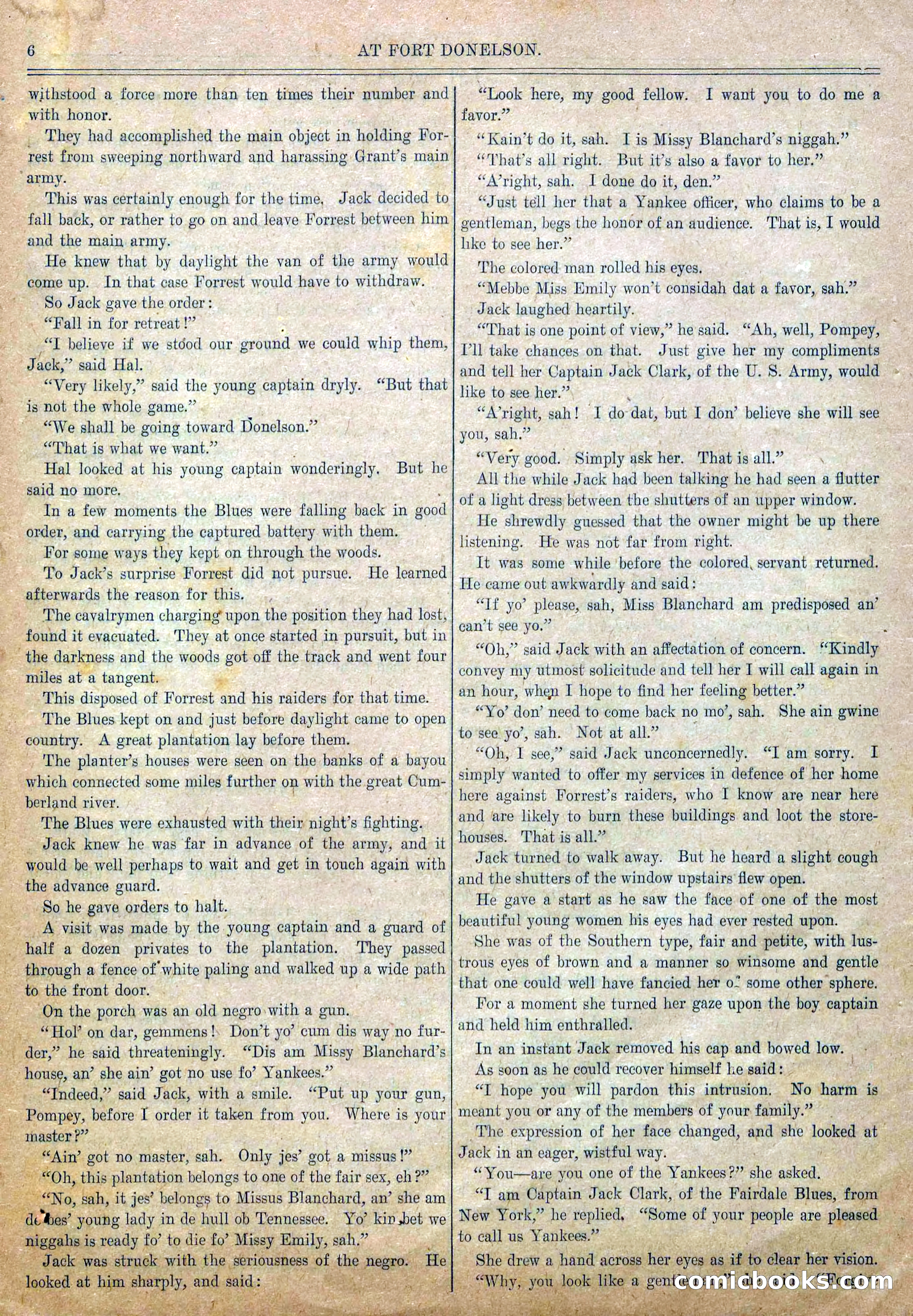Blue and Gray Weekly, No. 13 — page 8 of 36