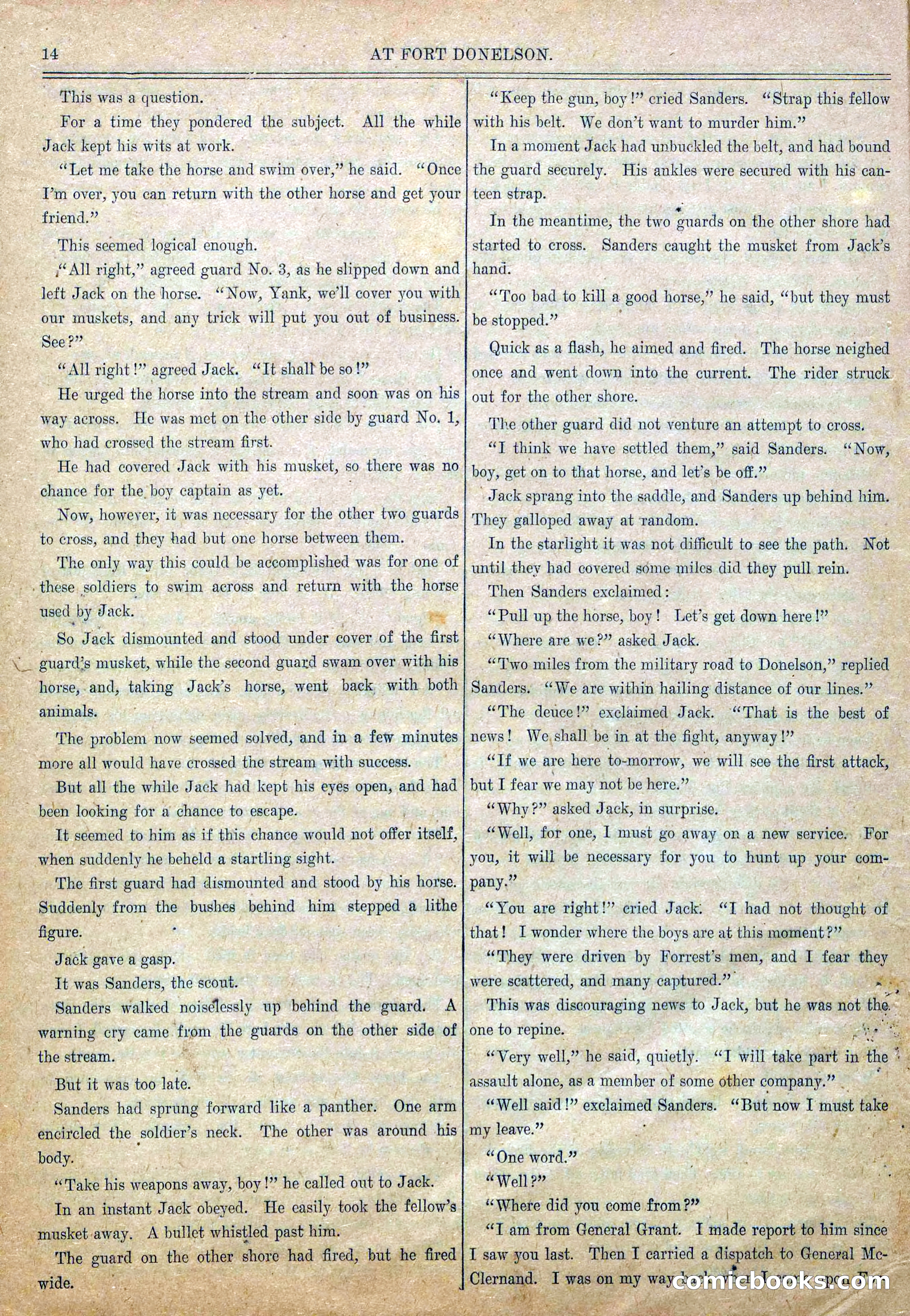 Blue and Gray Weekly, No. 13 — page 16 of 36