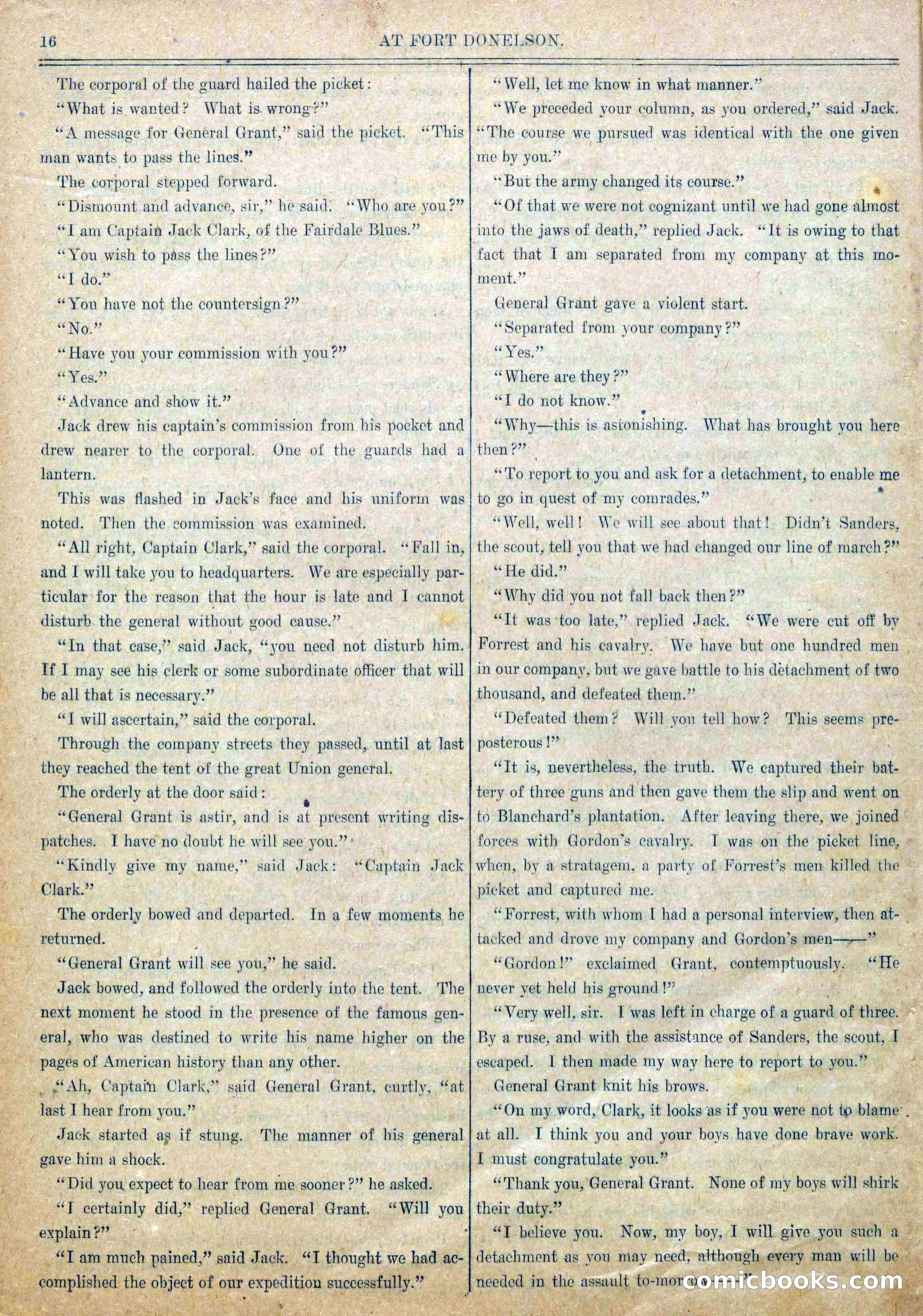 Blue and Gray Weekly, No. 13 — page 18 of 36