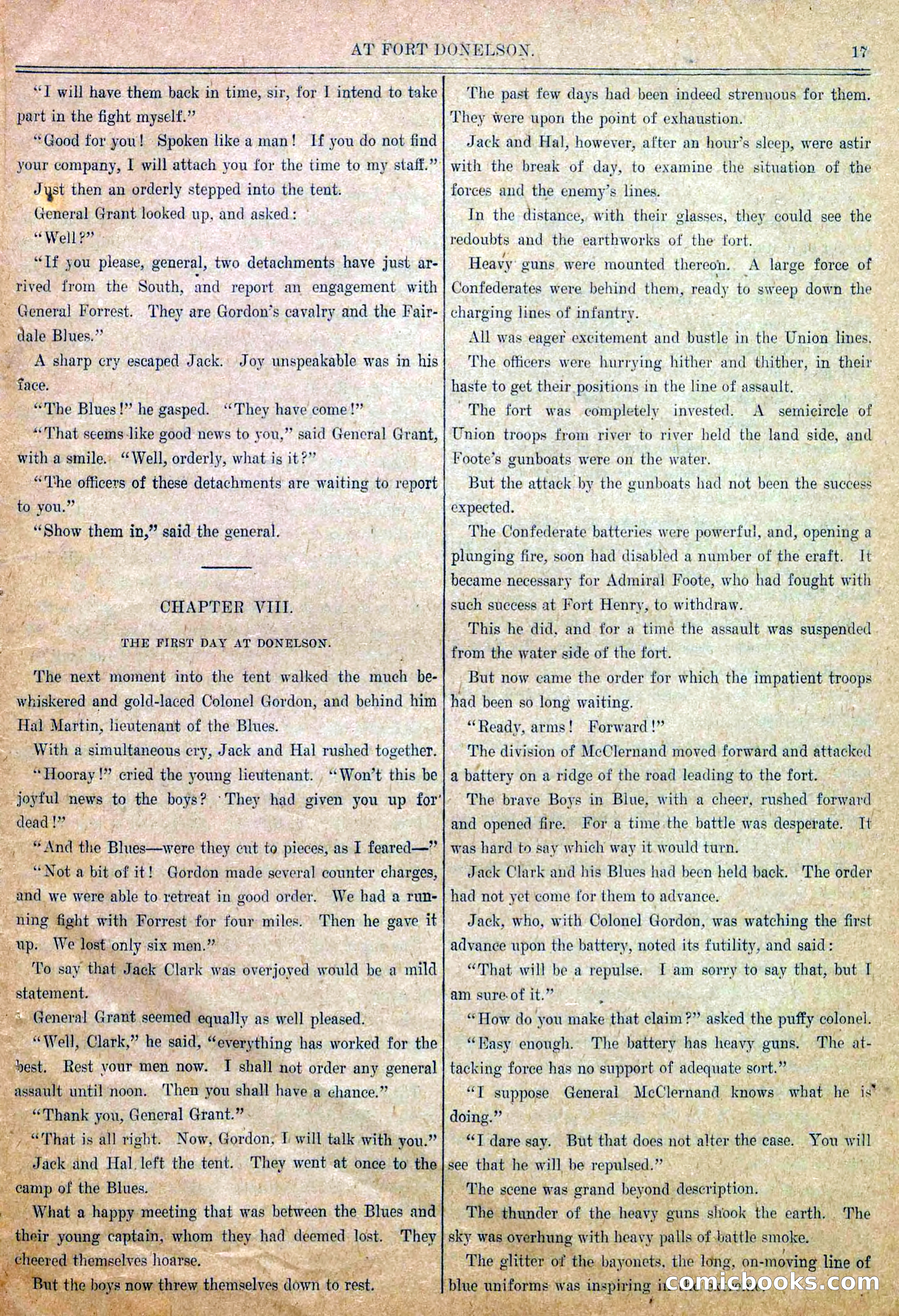 Blue and Gray Weekly, No. 13 — page 19 of 36