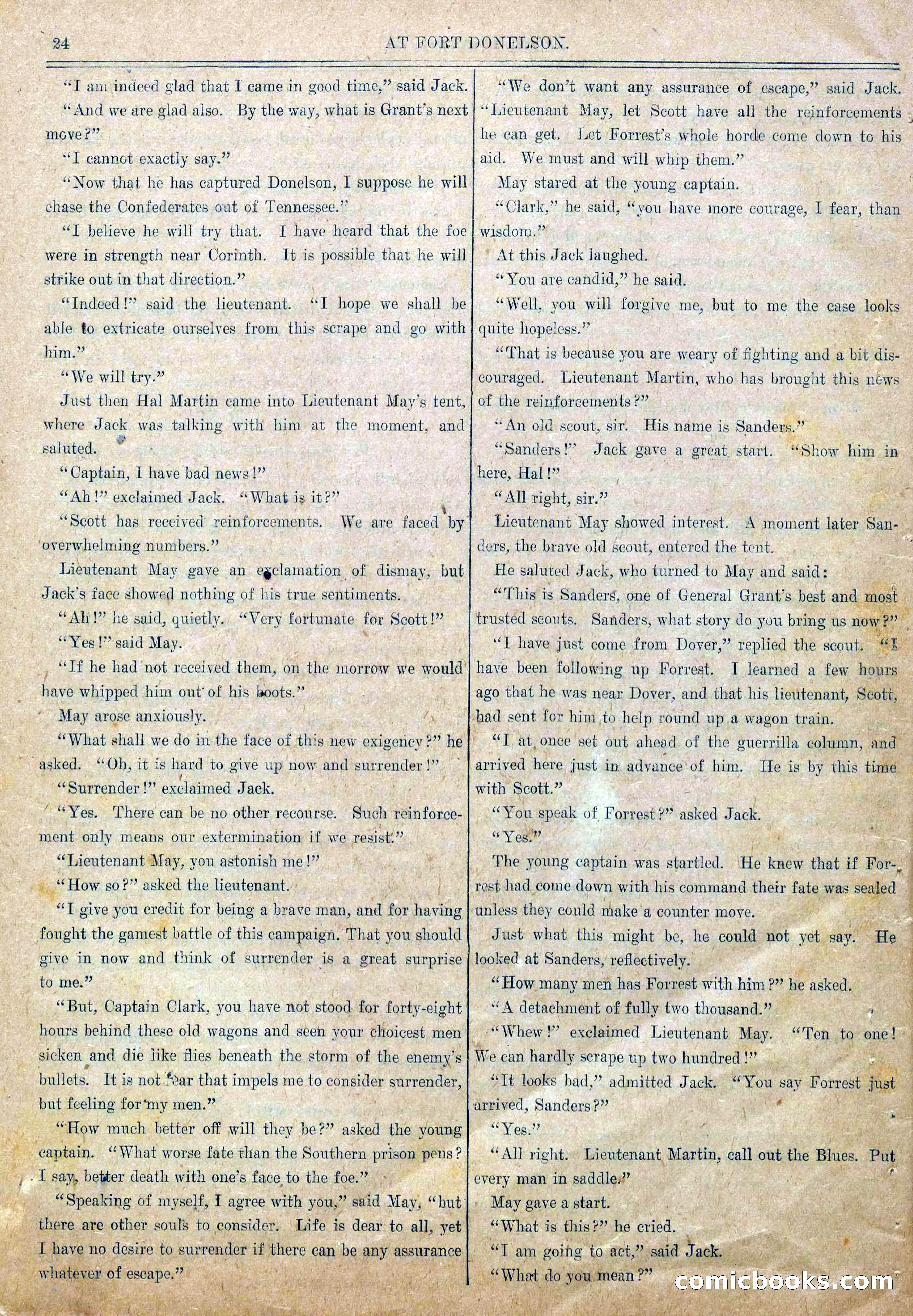 Blue and Gray Weekly, No. 13 — page 26 of 36