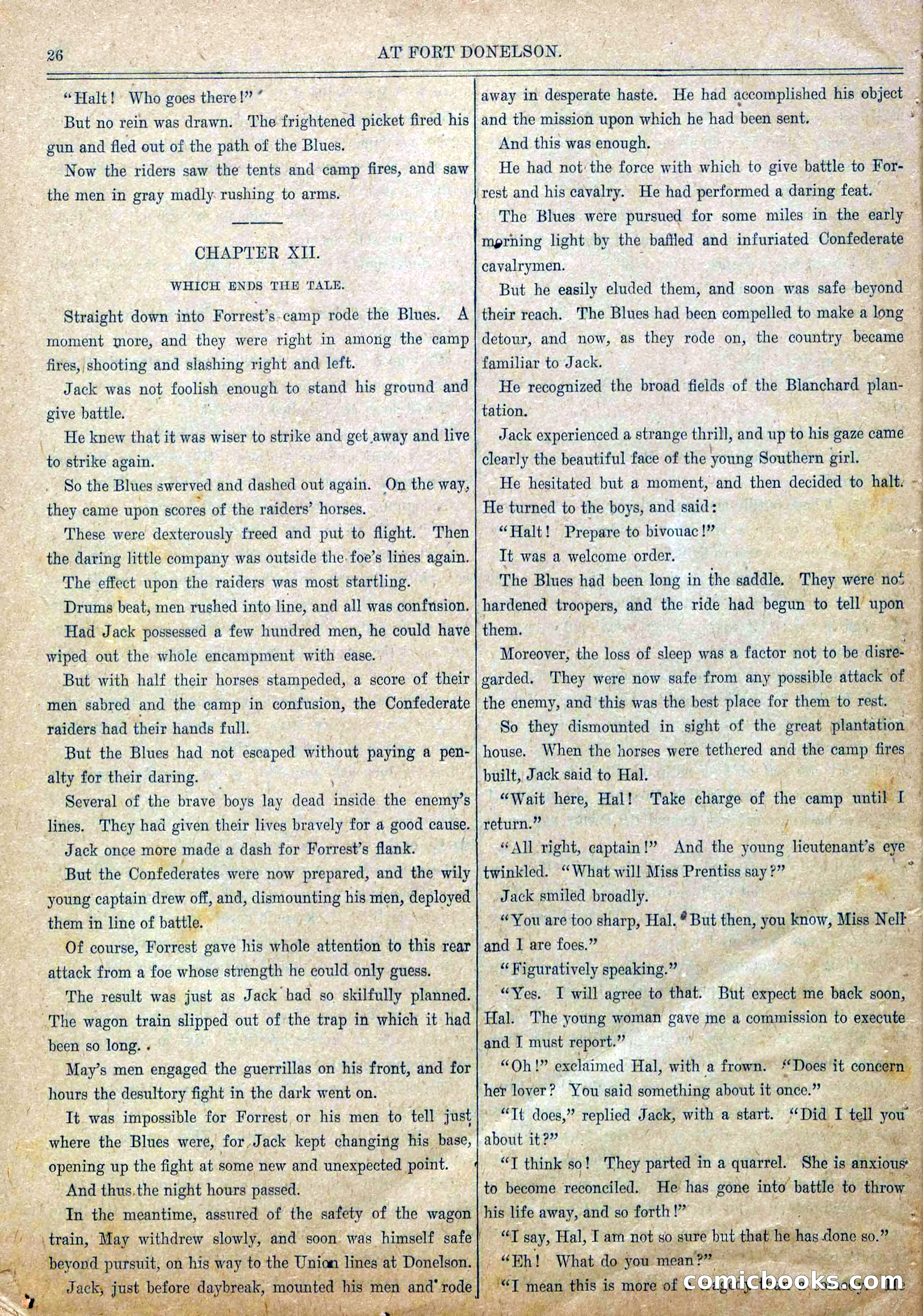 Blue and Gray Weekly, No. 13 — page 28 of 36