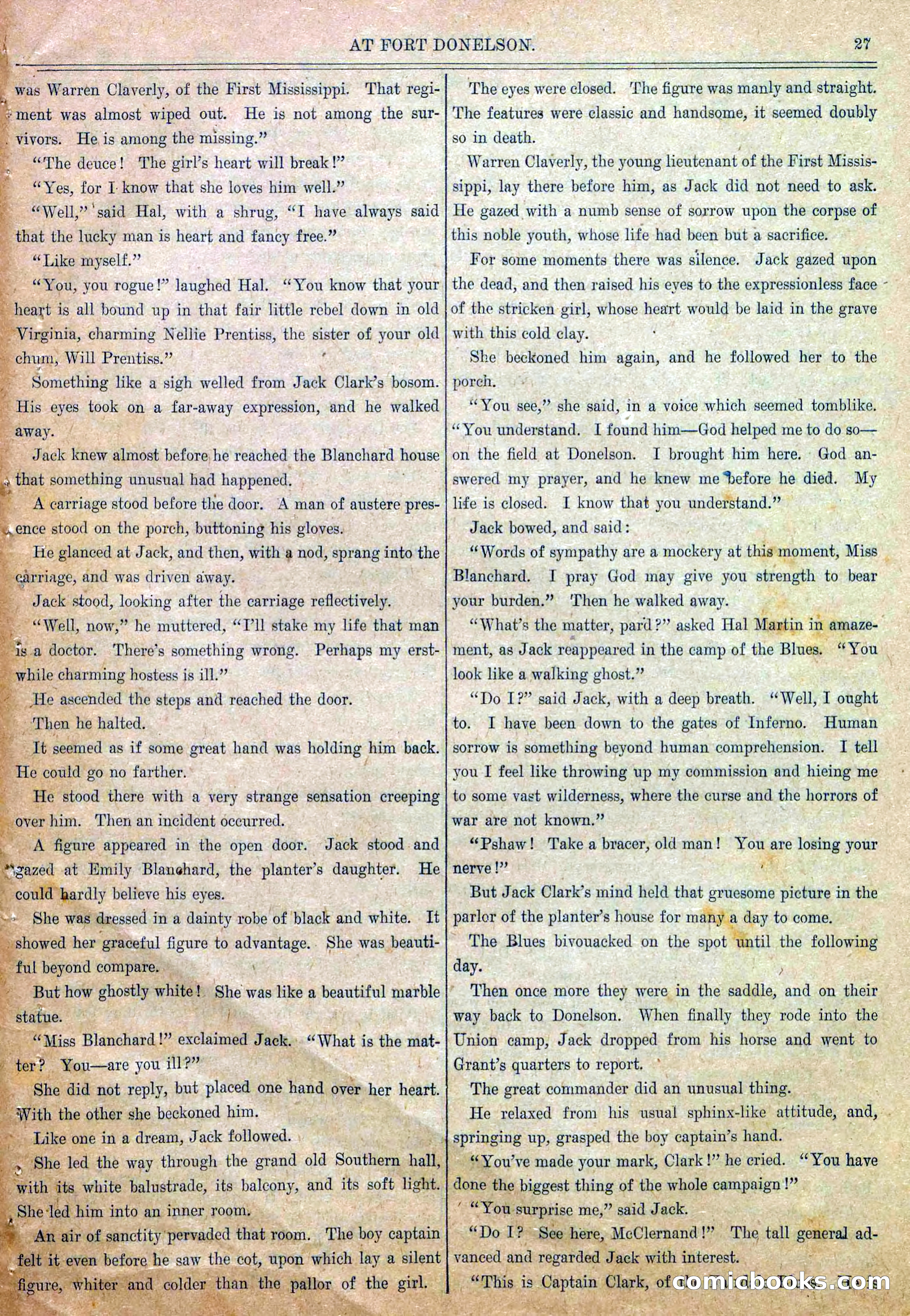 Blue and Gray Weekly, No. 13 — page 29 of 36
