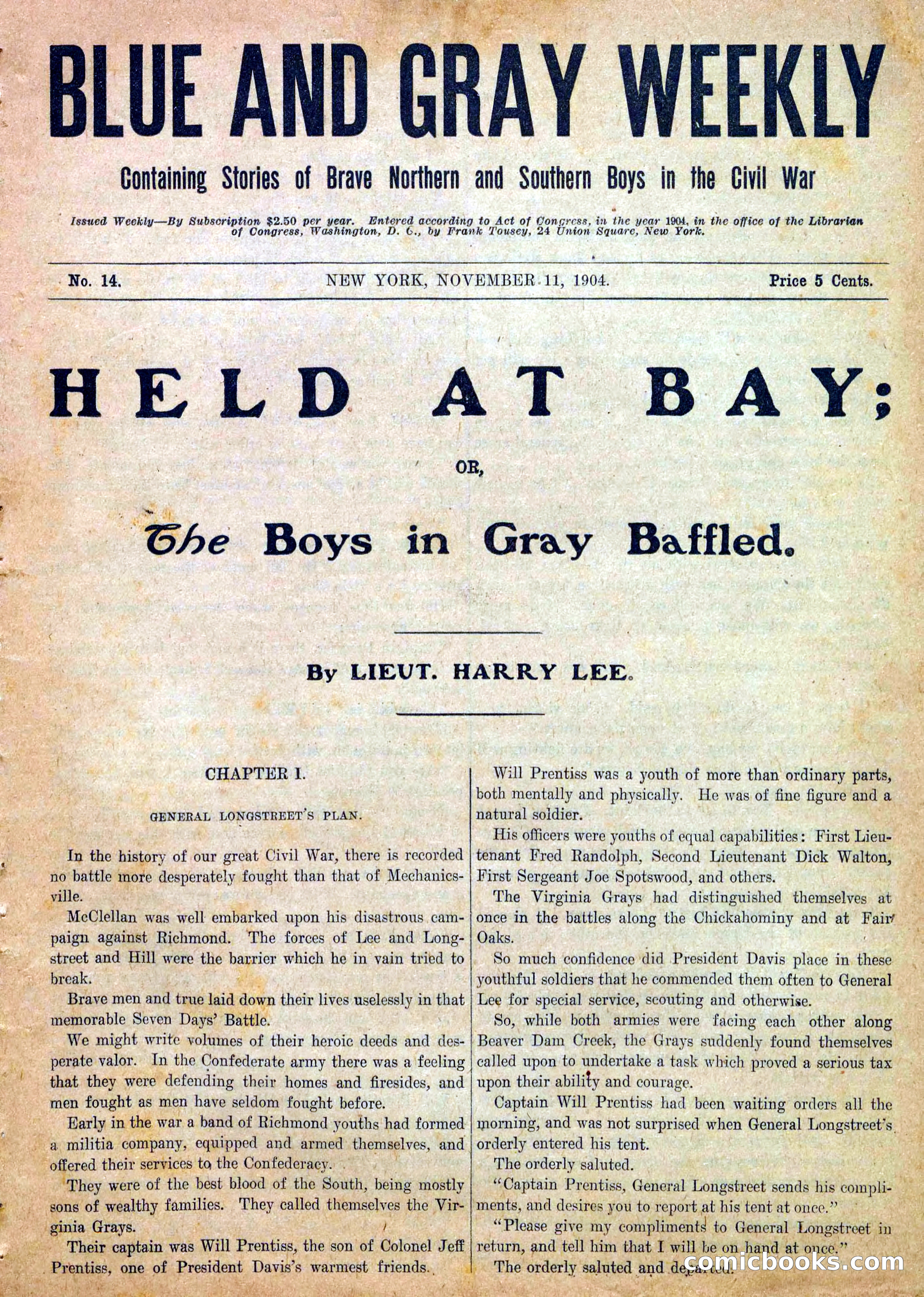 Blue and Gray Weekly, No. 14 — page 3 of 36