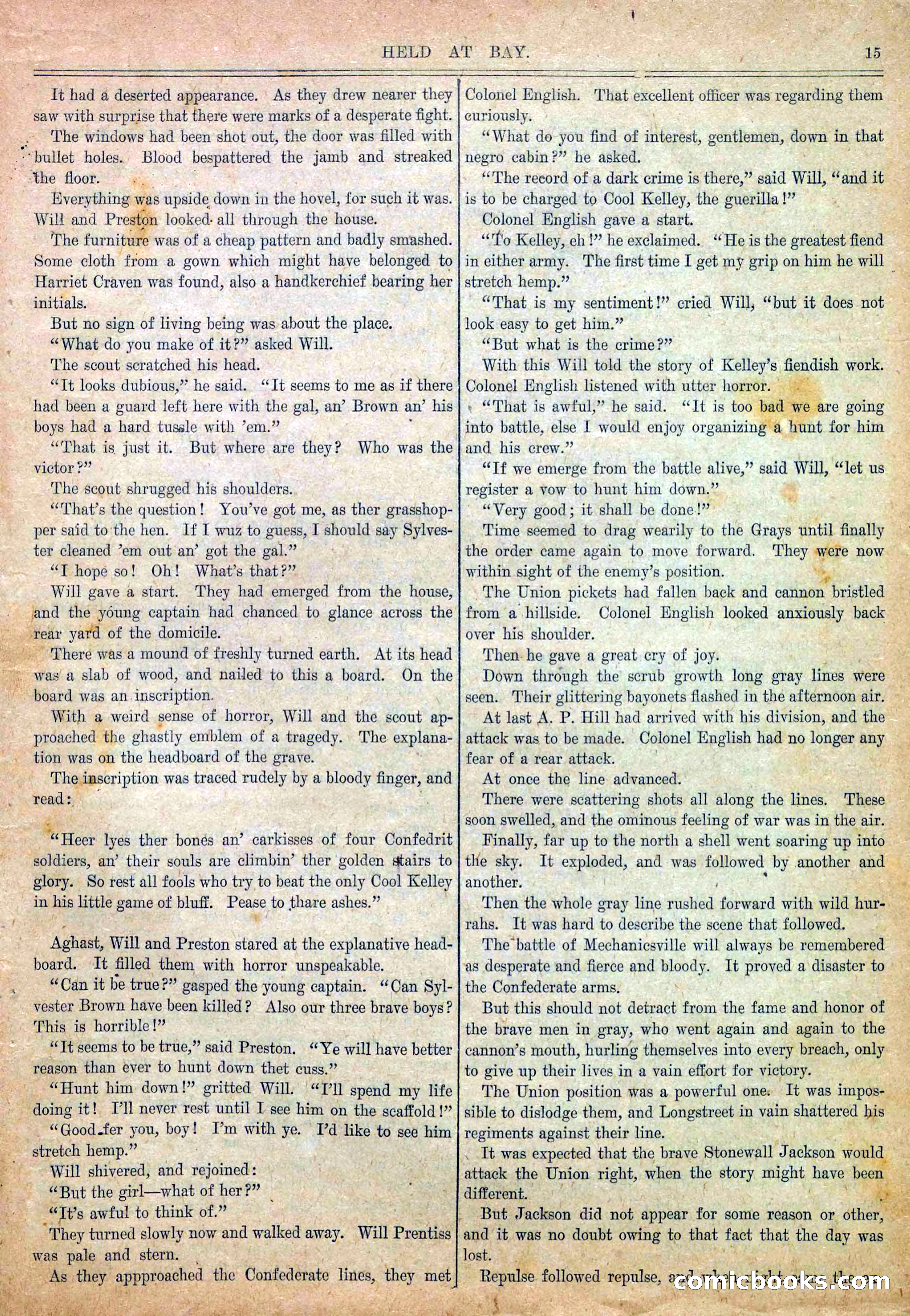 Blue and Gray Weekly, No. 14 — page 17 of 36
