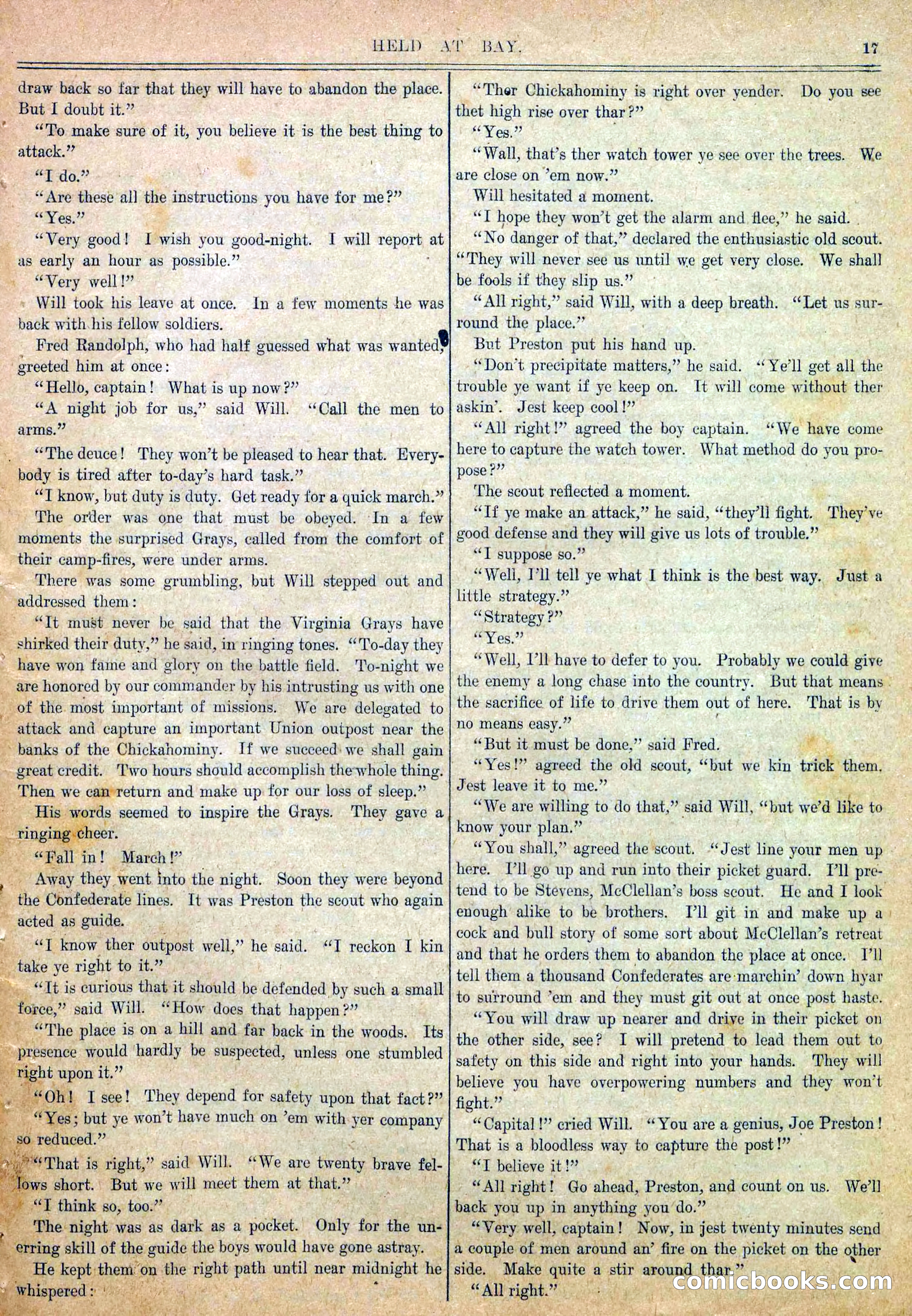 Blue and Gray Weekly, No. 14 — page 19 of 36