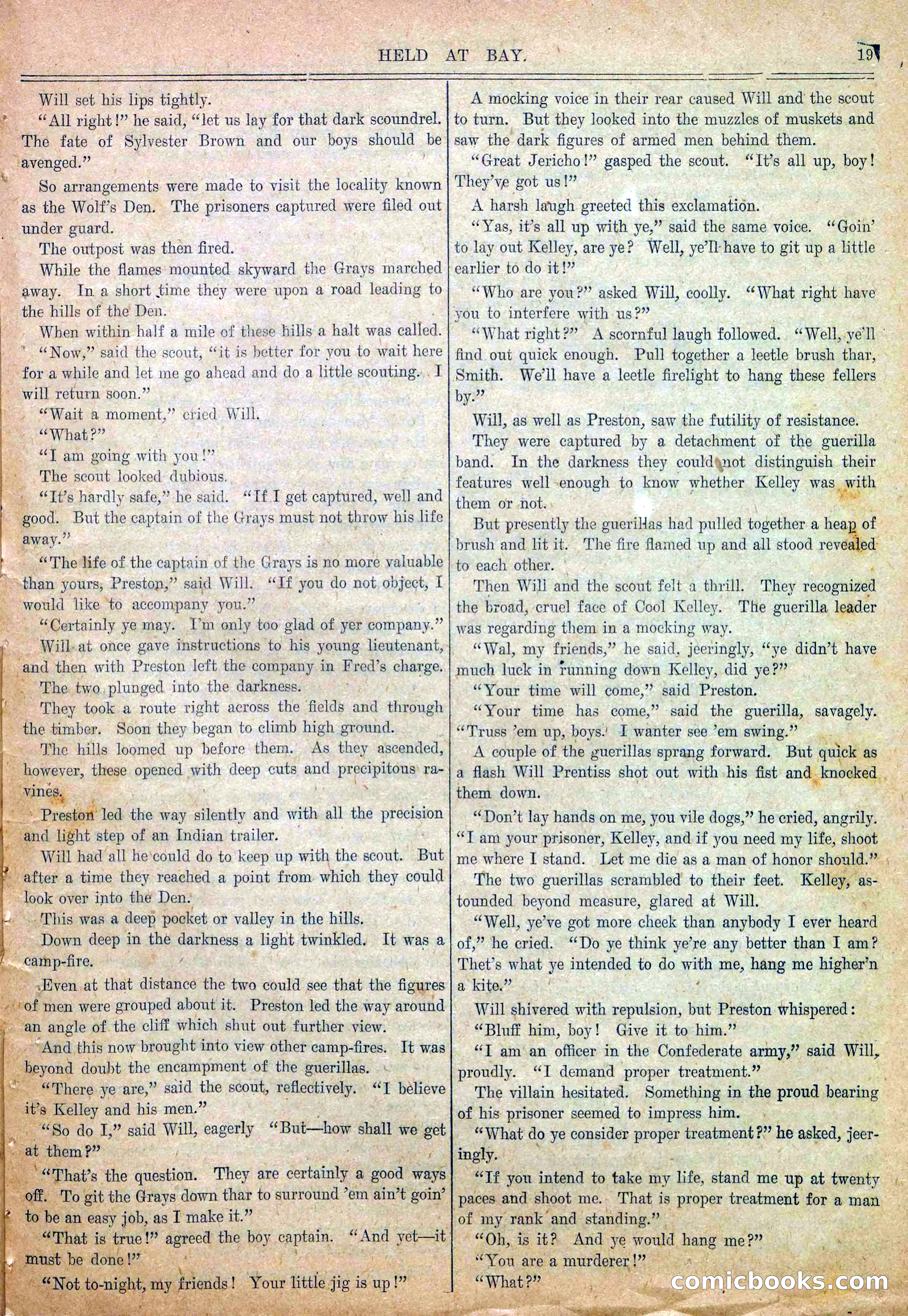 Blue and Gray Weekly, No. 14 — page 21 of 36
