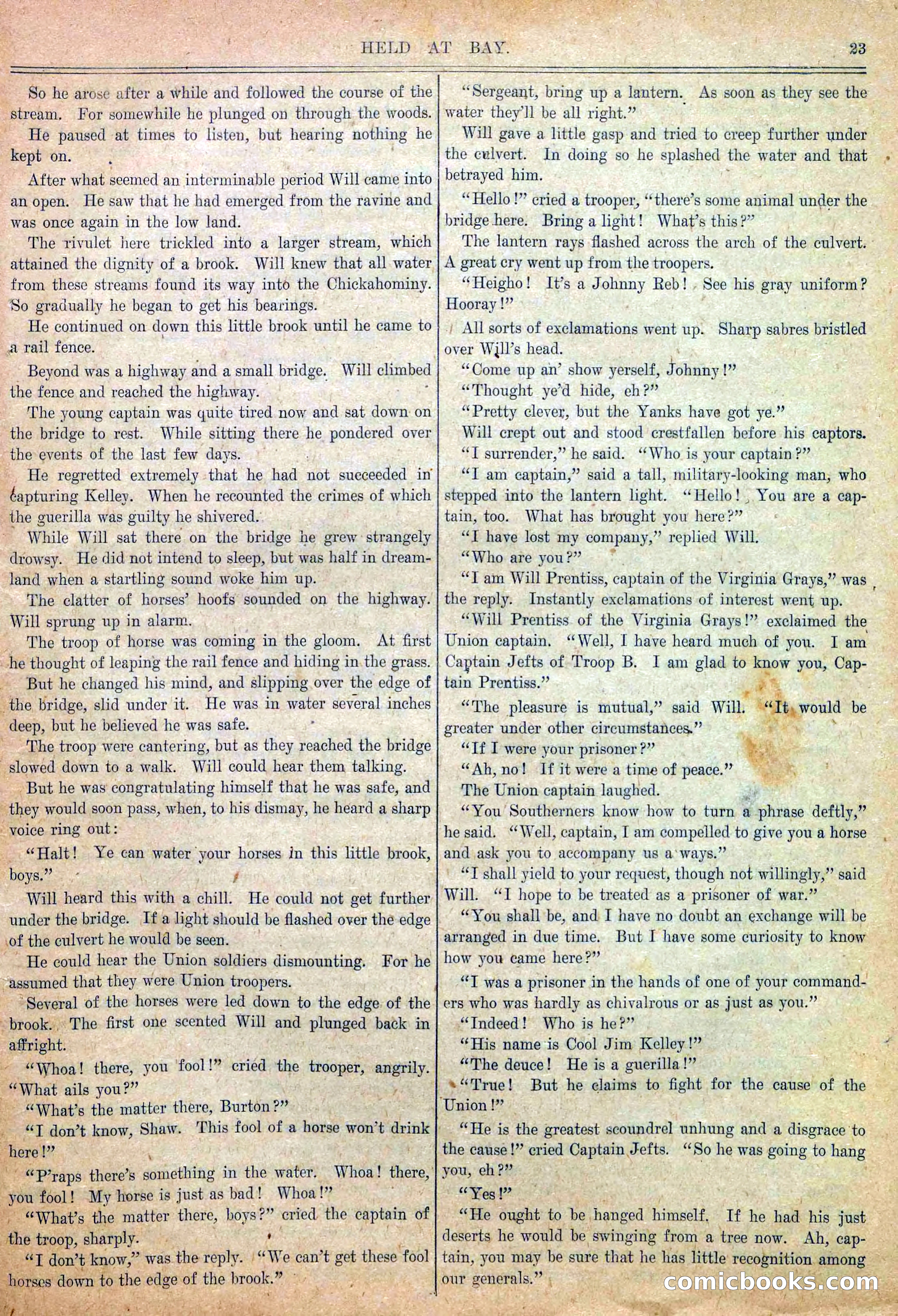 Blue and Gray Weekly, No. 14 — page 25 of 36
