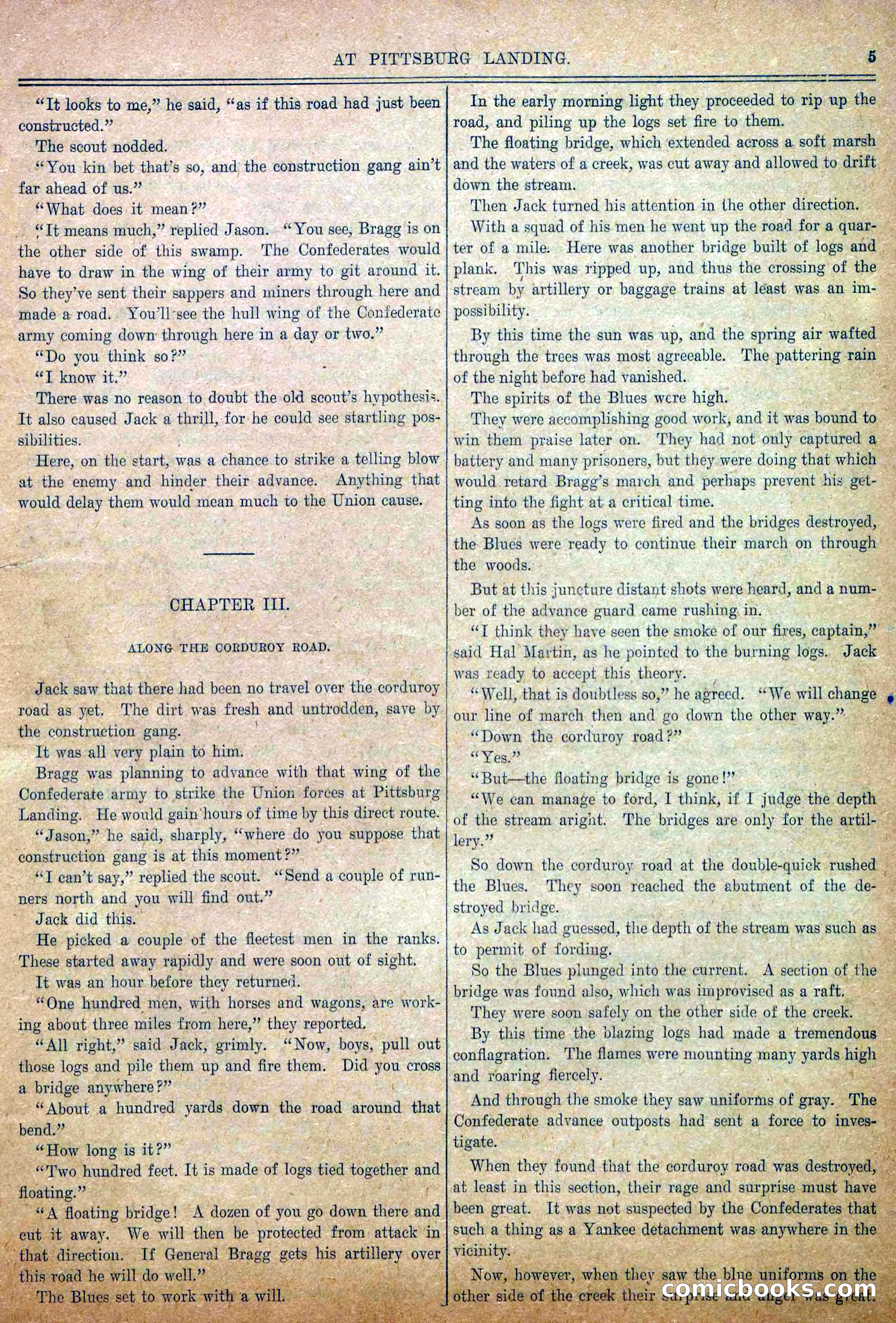 Blue and Gray Weekly, No. 15 — page 7 of 36