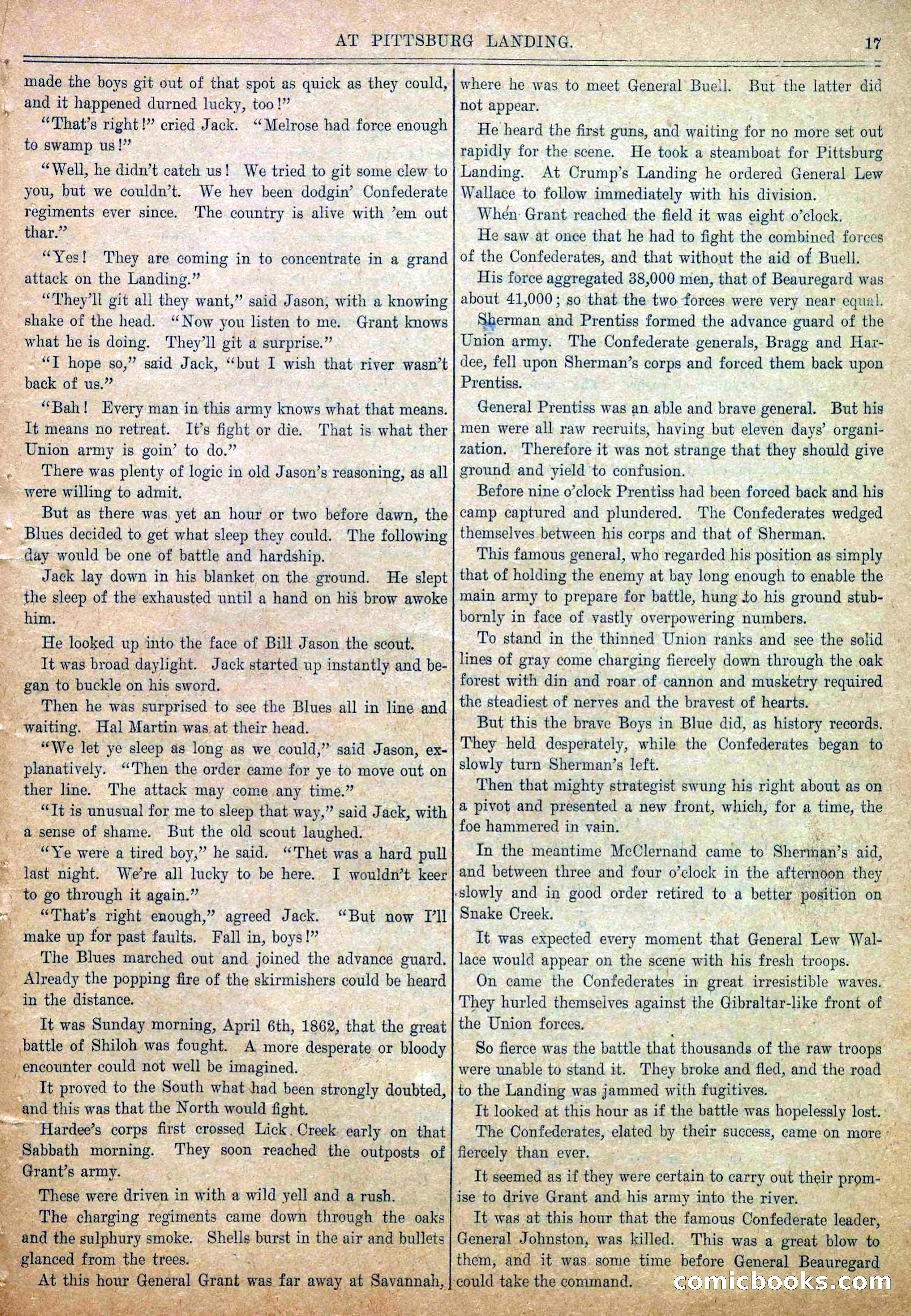 Blue and Gray Weekly, No. 15 — page 19 of 36