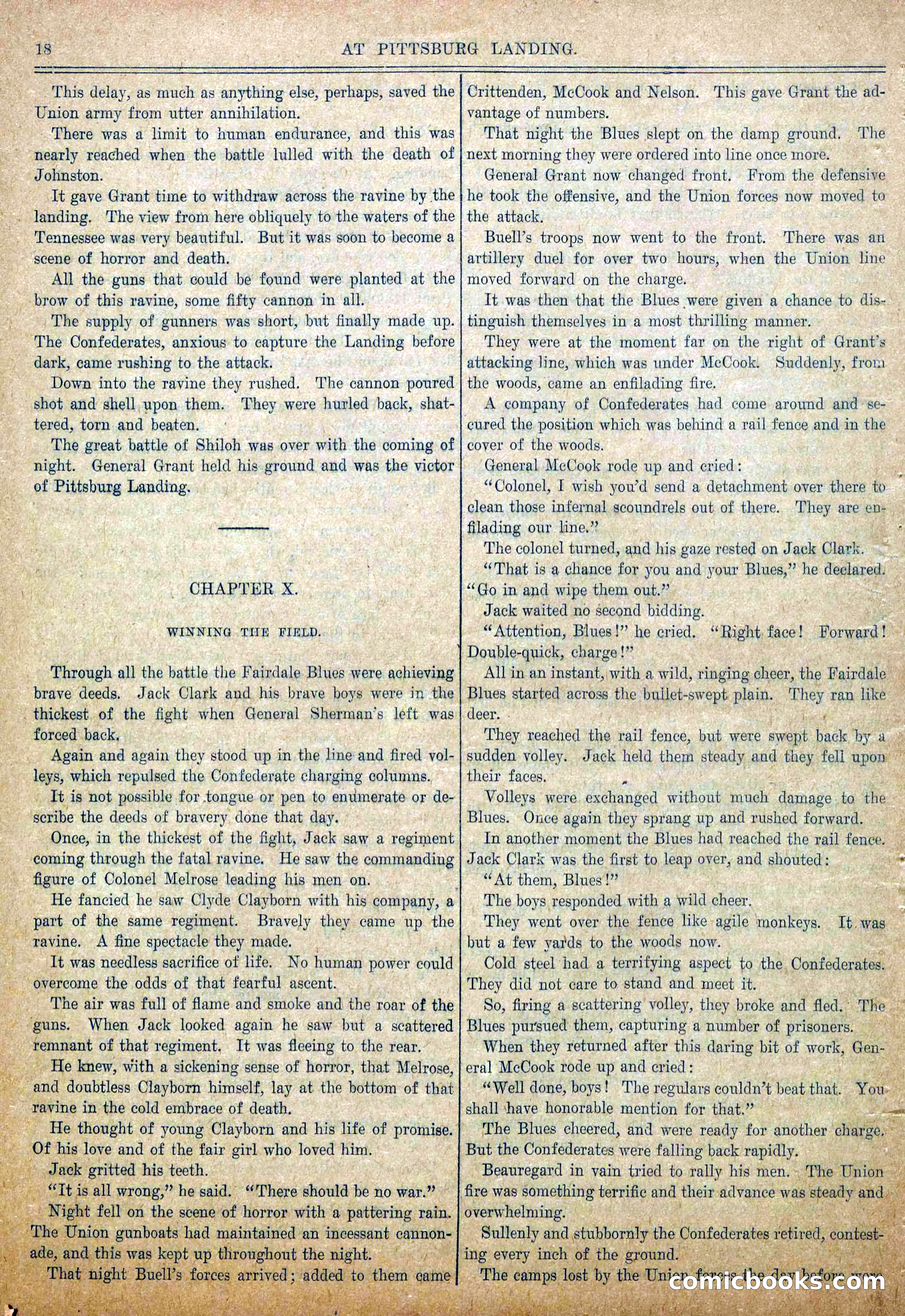 Blue and Gray Weekly, No. 15 — page 20 of 36