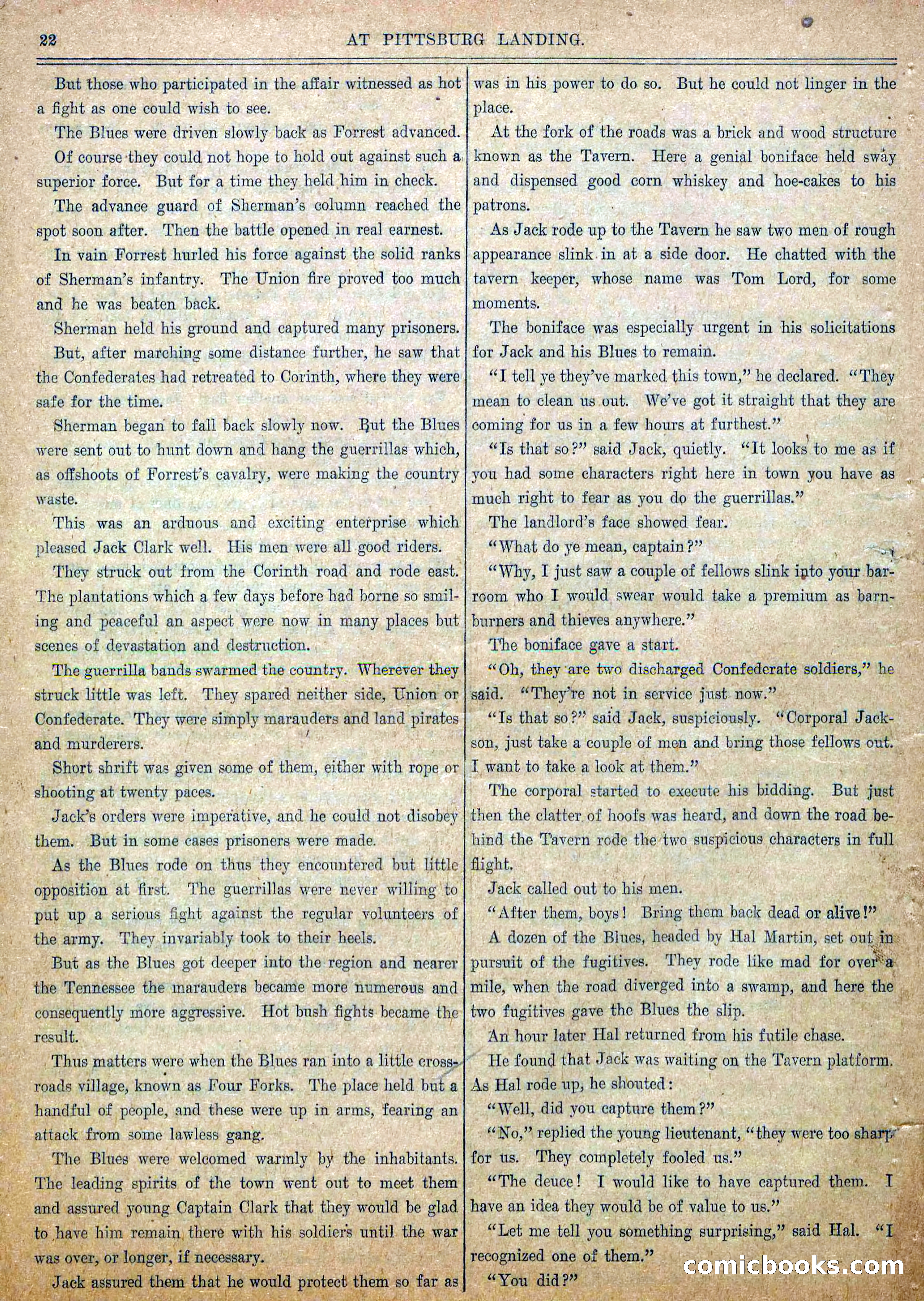 Blue and Gray Weekly, No. 15 — page 24 of 36